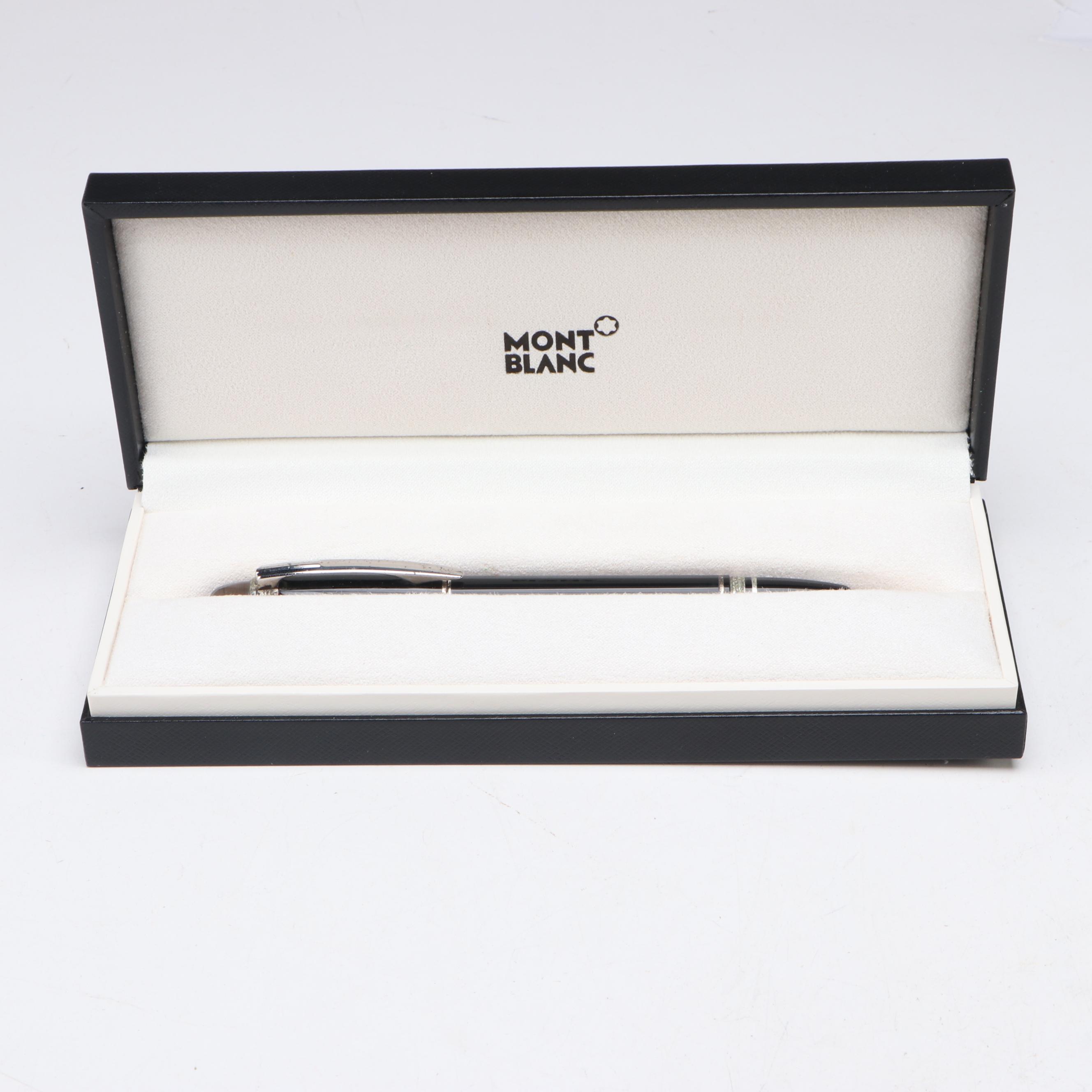Montblanc Black Lacquer Rollerball Pen