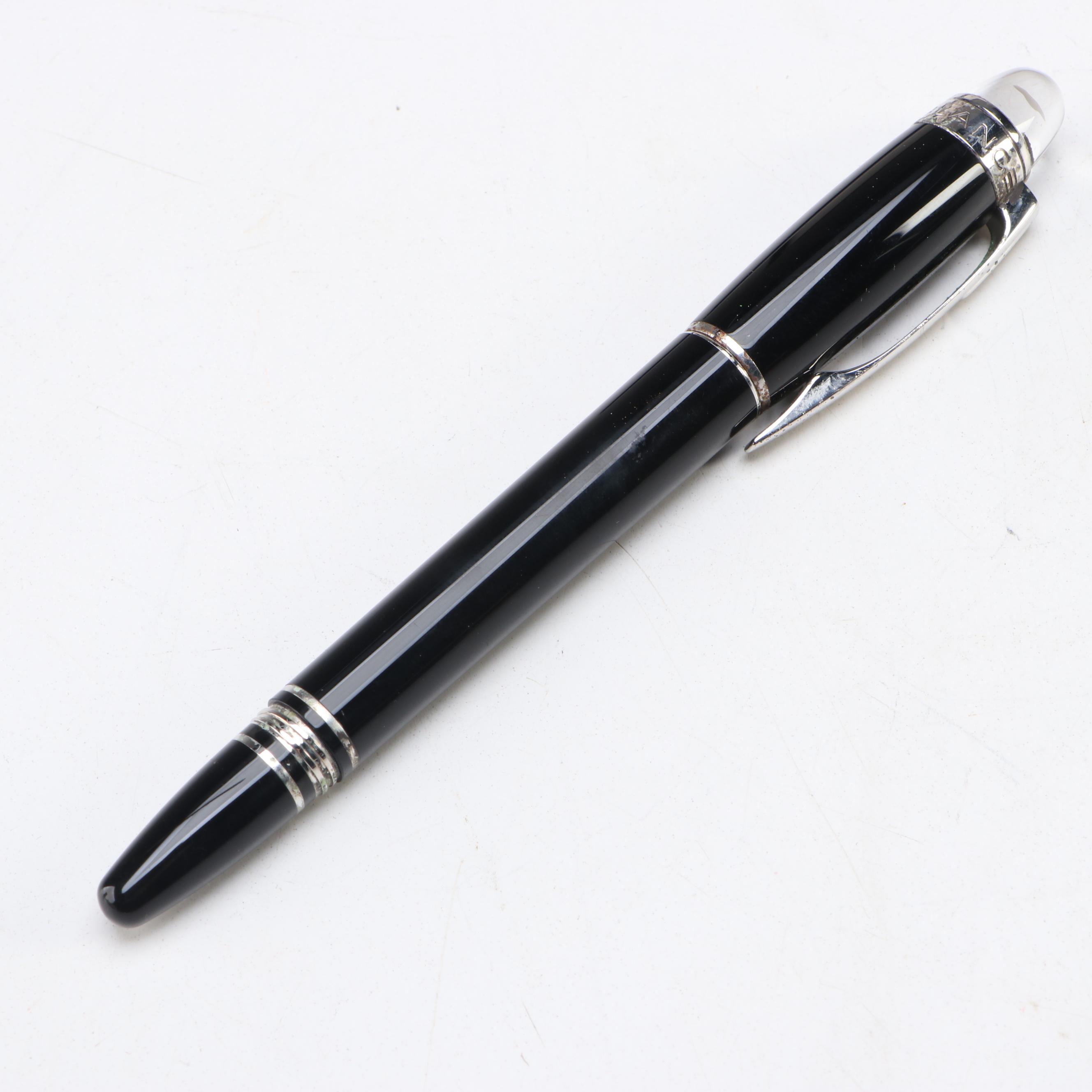Montblanc Black Lacquer Rollerball Pen
