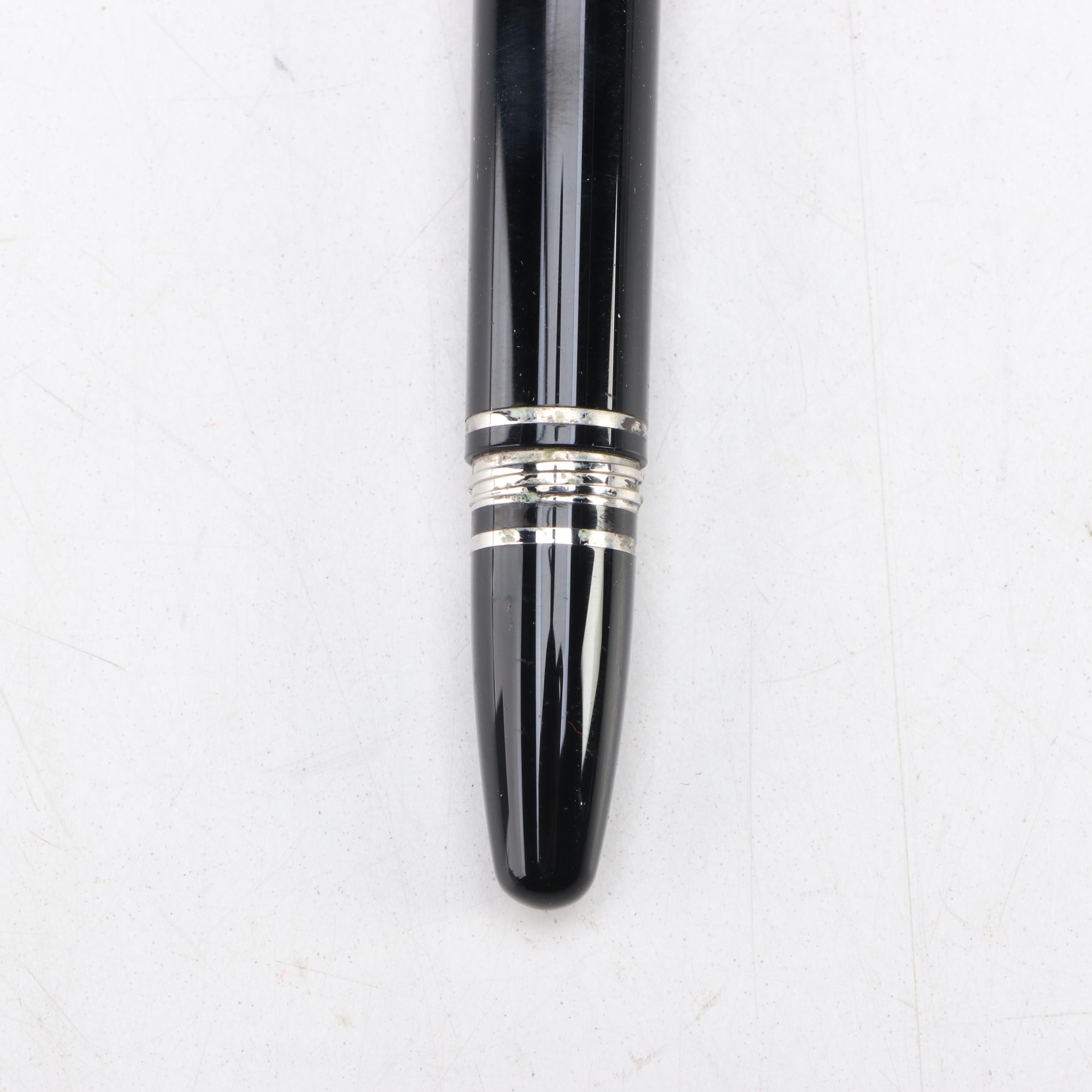 Montblanc Black Lacquer Rollerball Pen