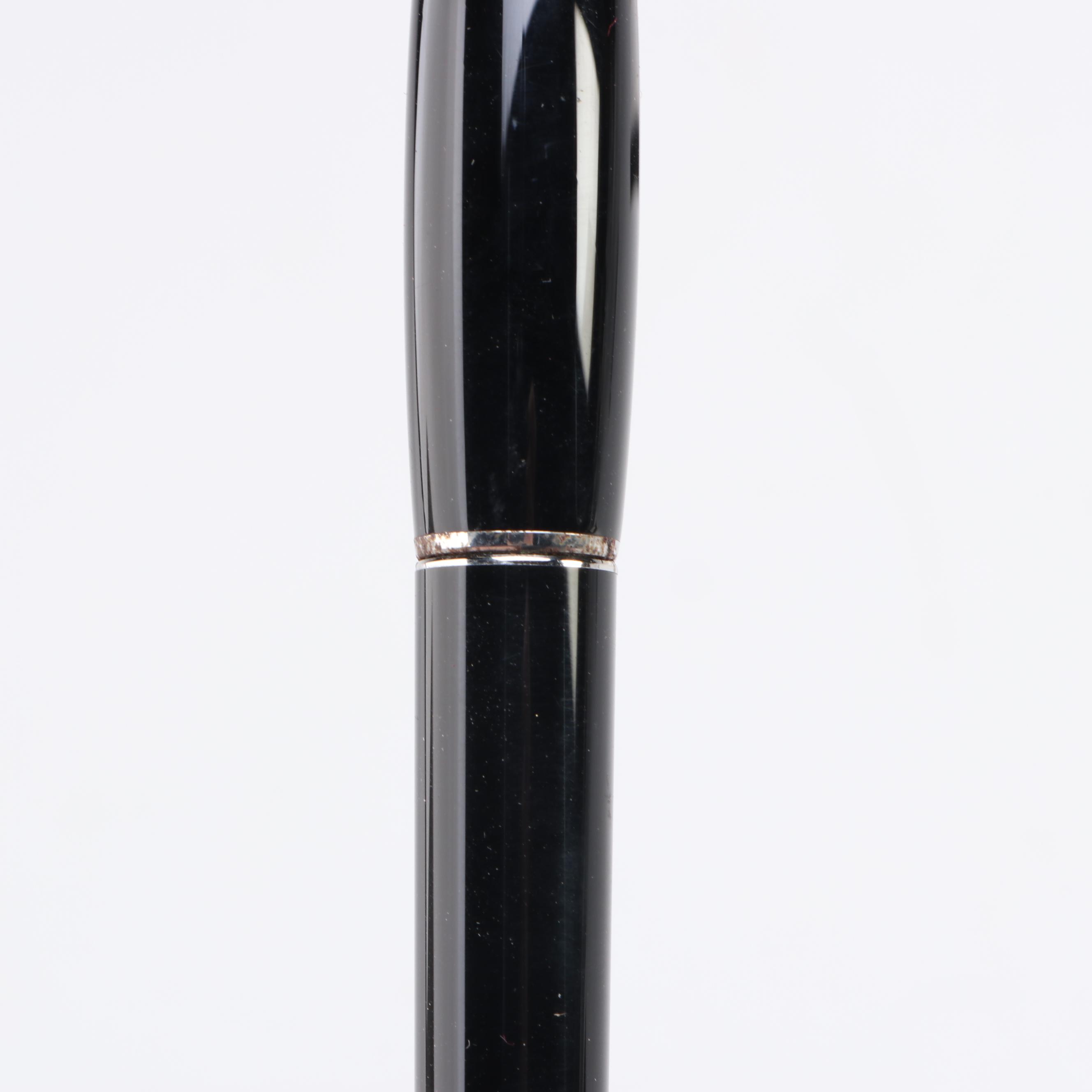 Montblanc Black Lacquer Rollerball Pen