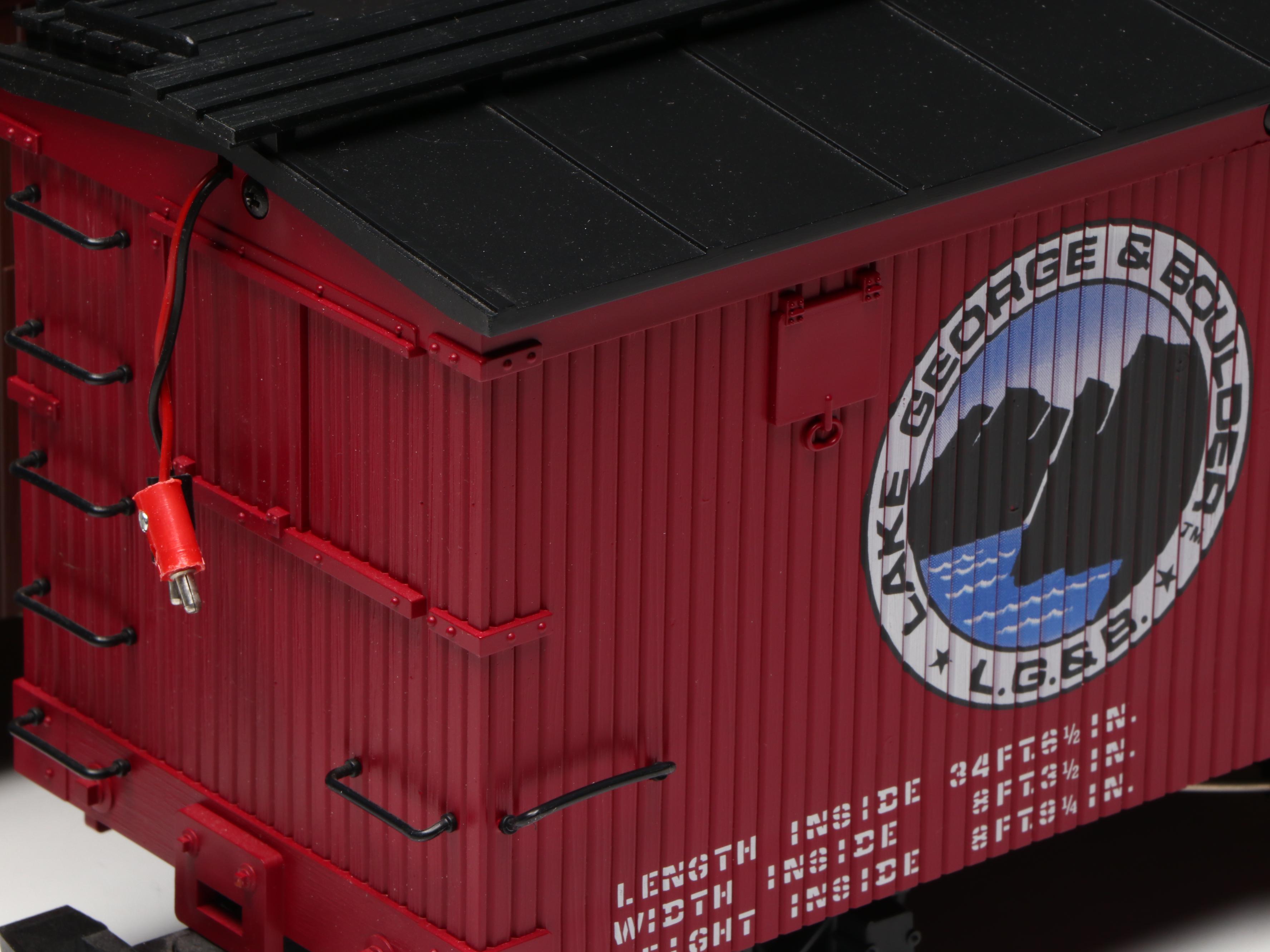 LGB G Scale 4267S Lake George & Boulder and More Boxcars