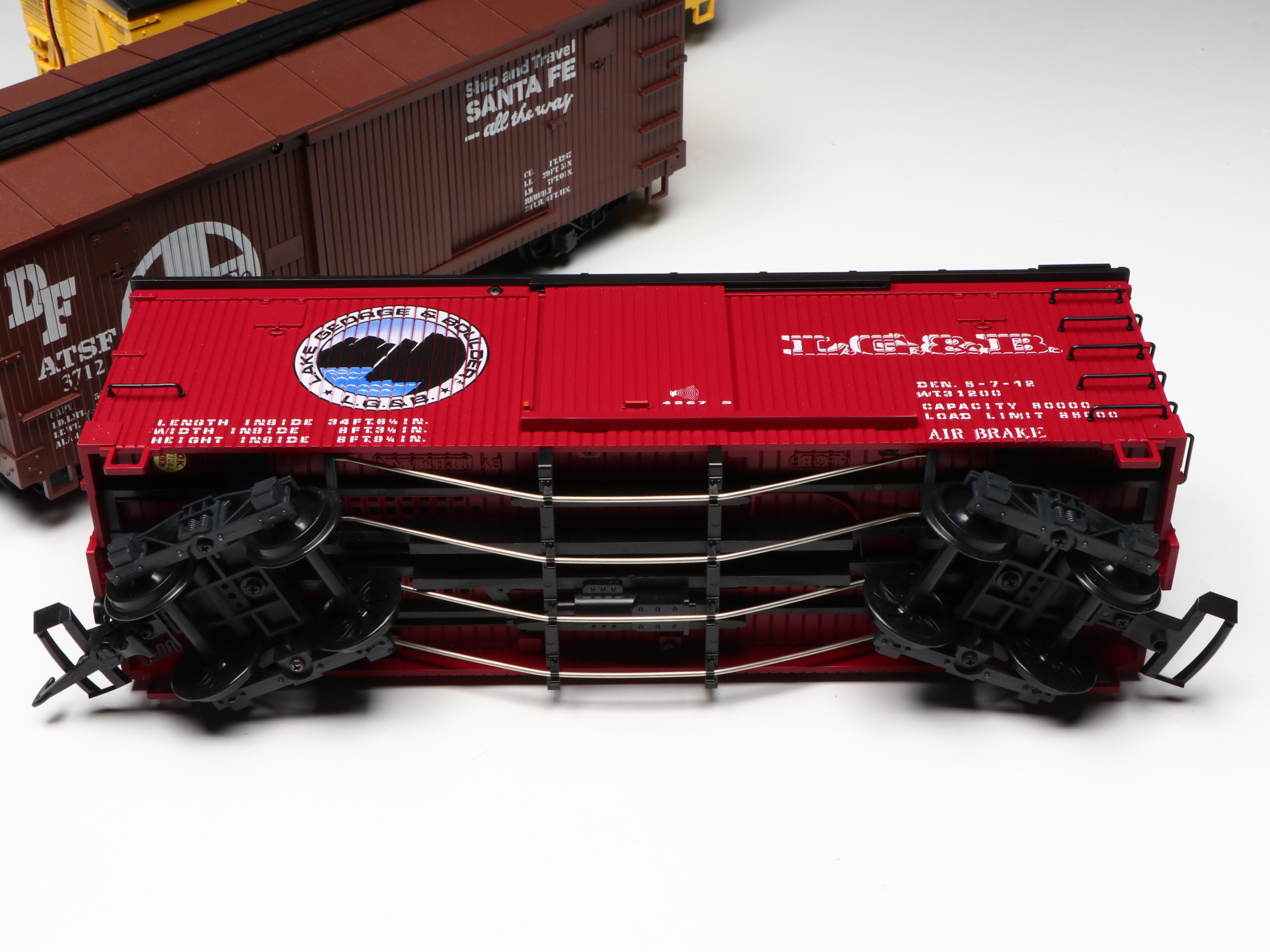 LGB G Scale 4267S Lake George & Boulder and More Boxcars