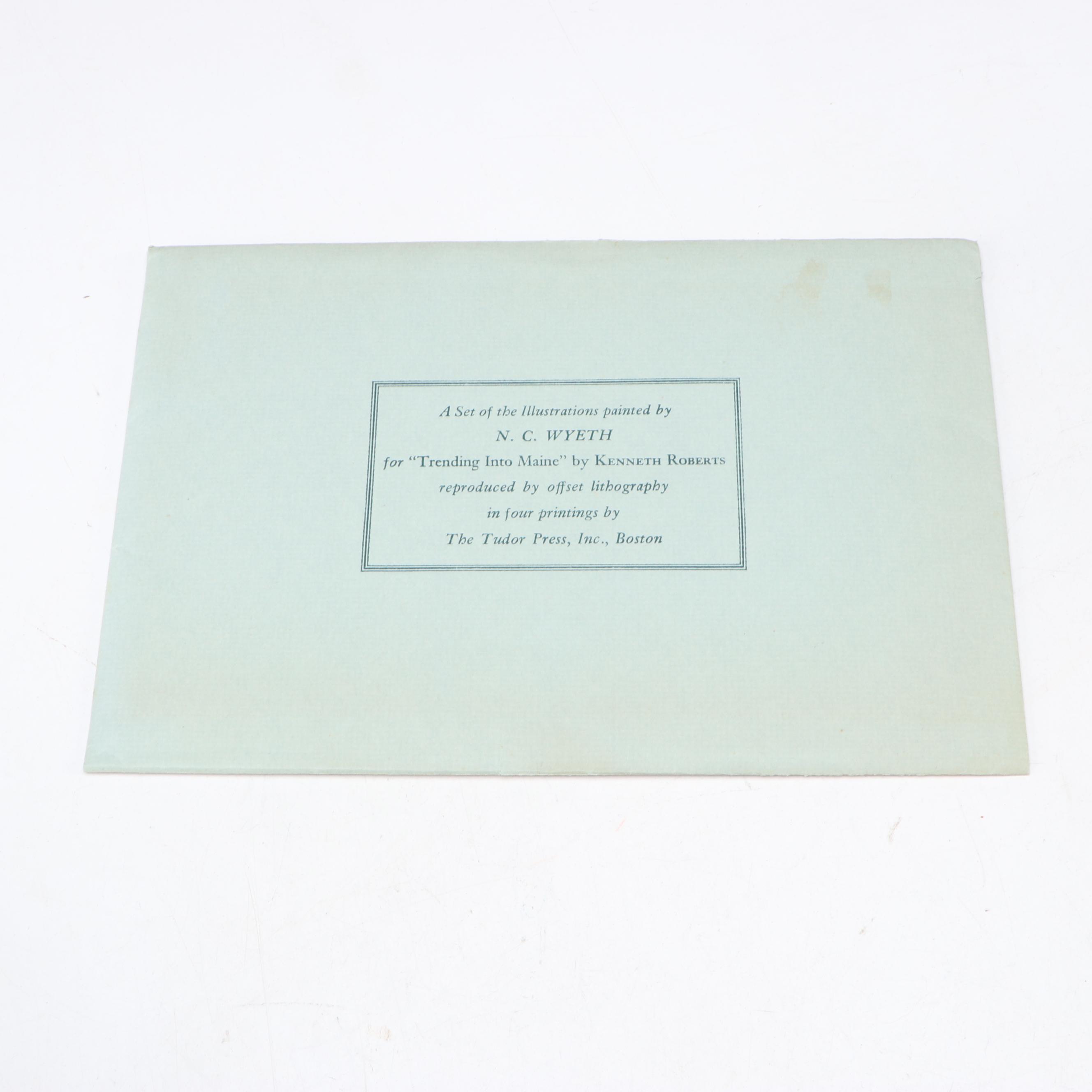 Double Signed First Edition "Trending Into Maine" by Kenneth Roberts, 1938