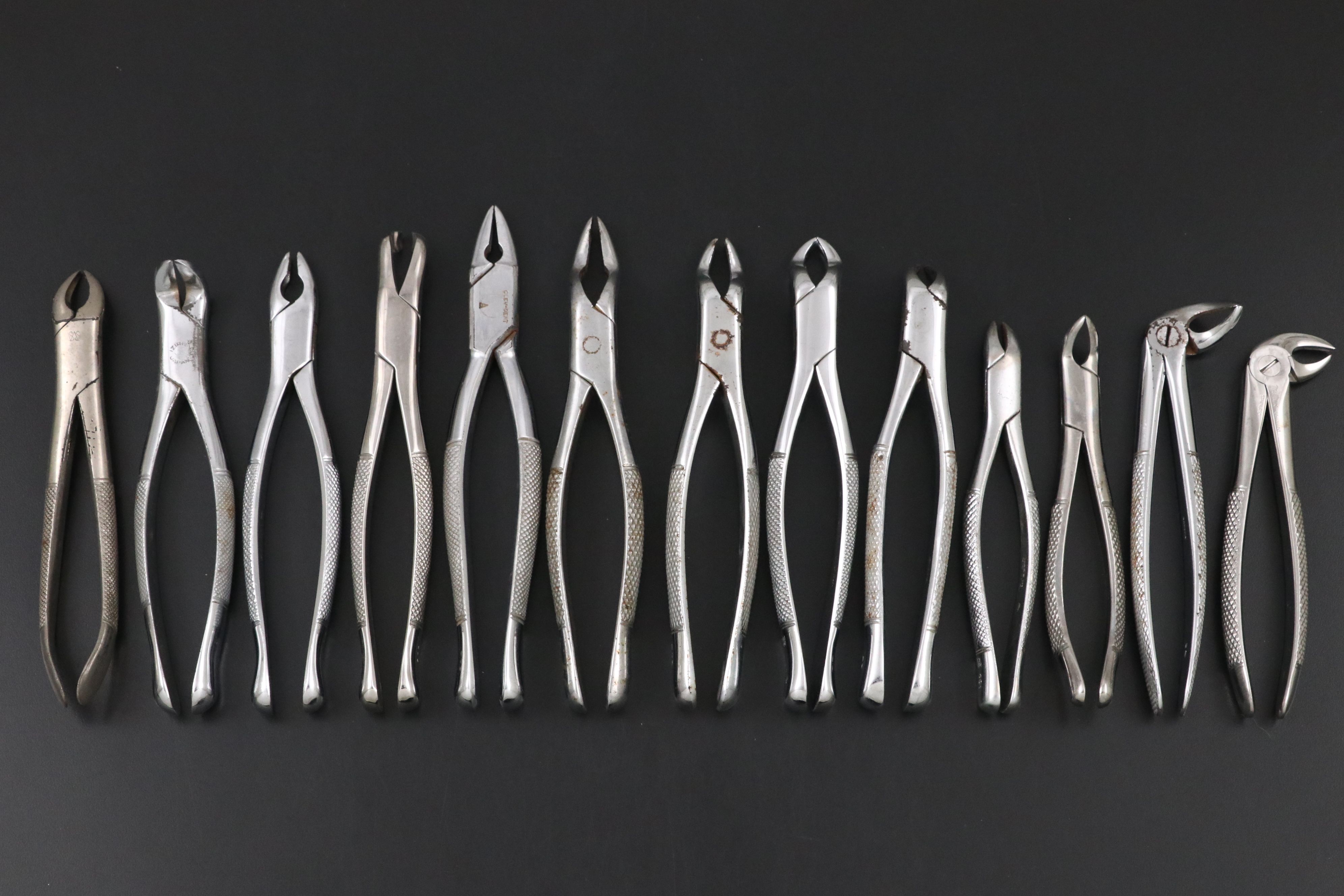 S.S. White, L. Silverman, and More Extraction Forceps and Elevators