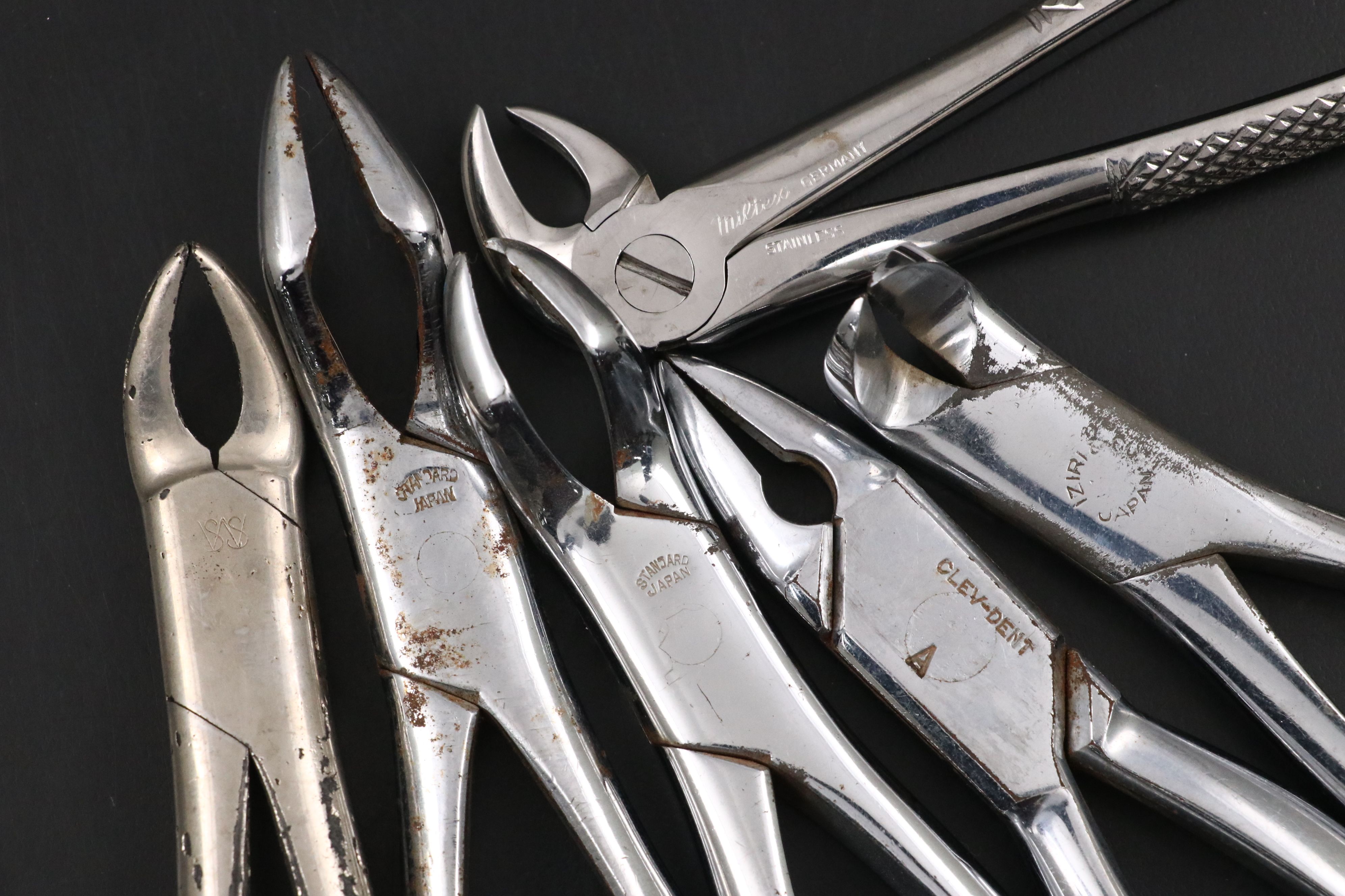 S.S. White, L. Silverman, and More Extraction Forceps and Elevators