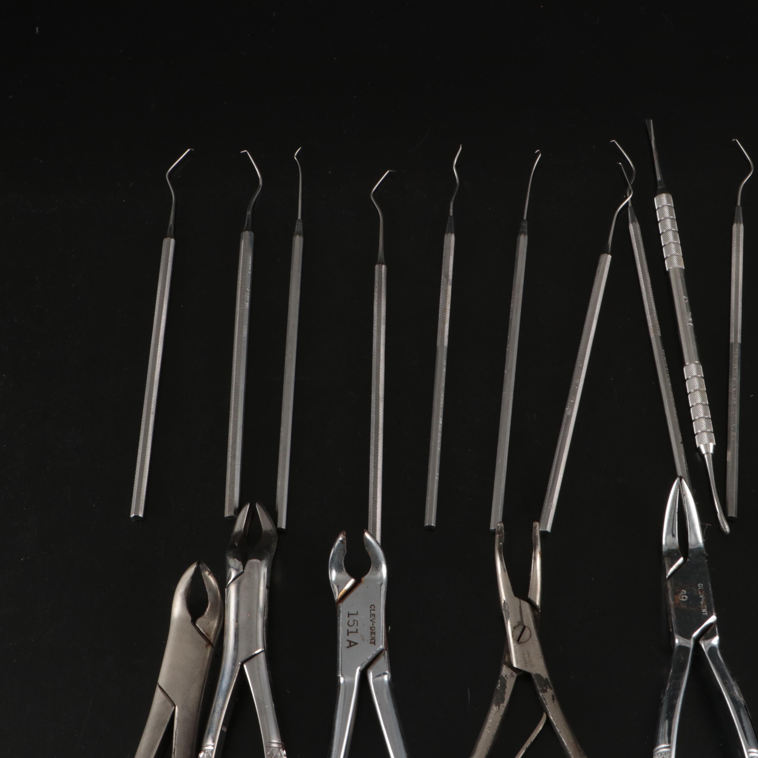 Clev-Dent and Other Extraction Forceps, More Dental Instruments