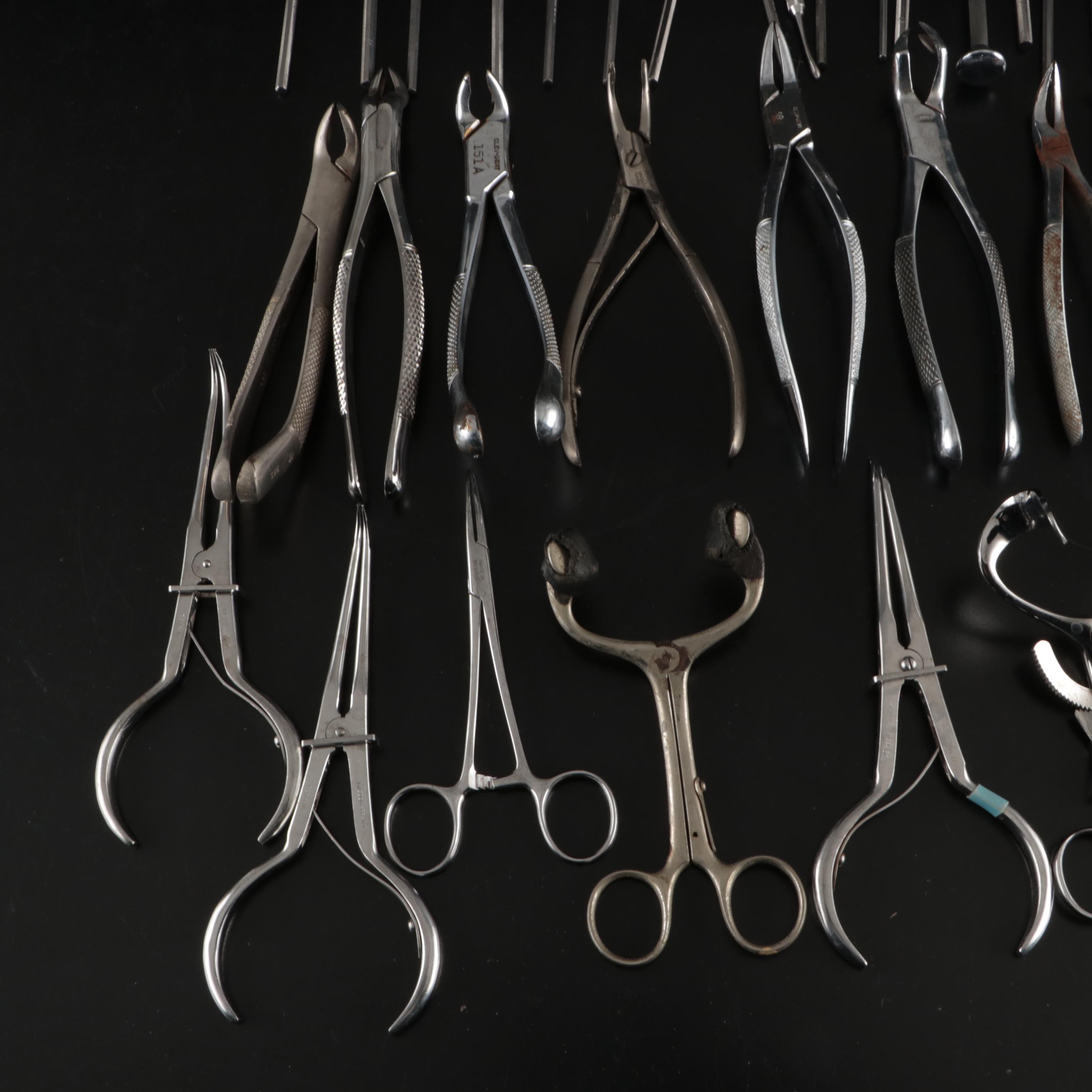 Clev-Dent and Other Extraction Forceps, More Dental Instruments