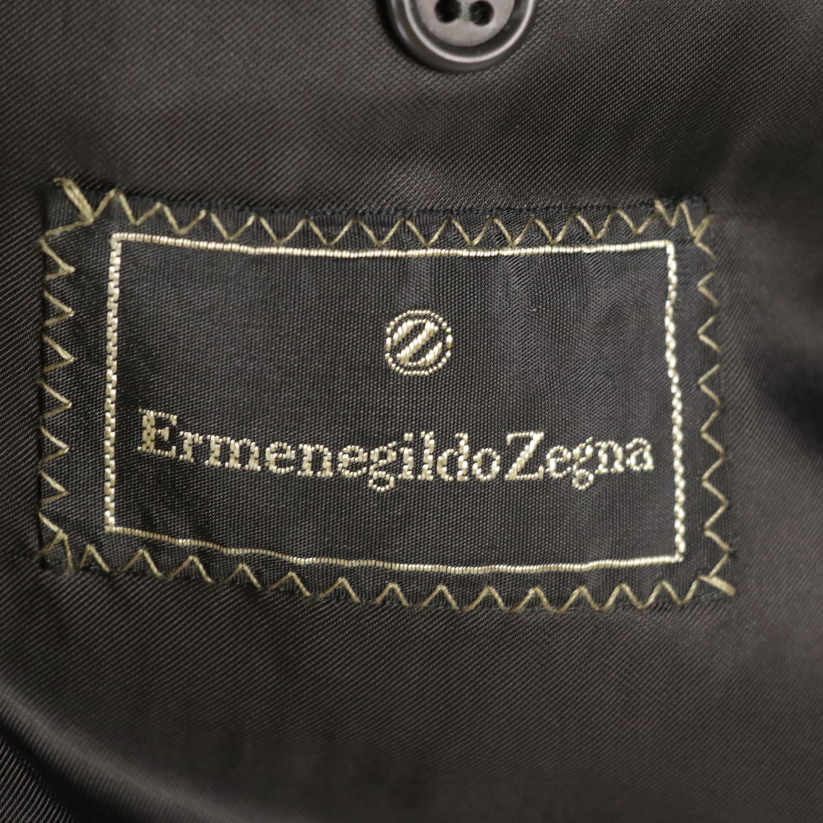 Men's Ermenegildo Zegna Wool and Vintage Southwick Striped Two-Piece Suits