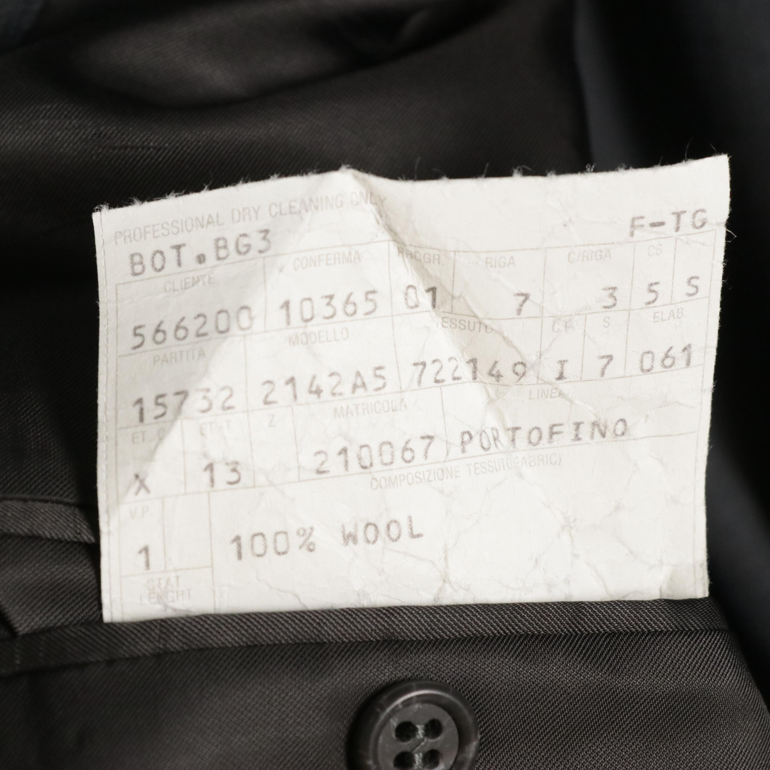 Men's Ermenegildo Zegna Wool and Vintage Southwick Striped Two-Piece Suits