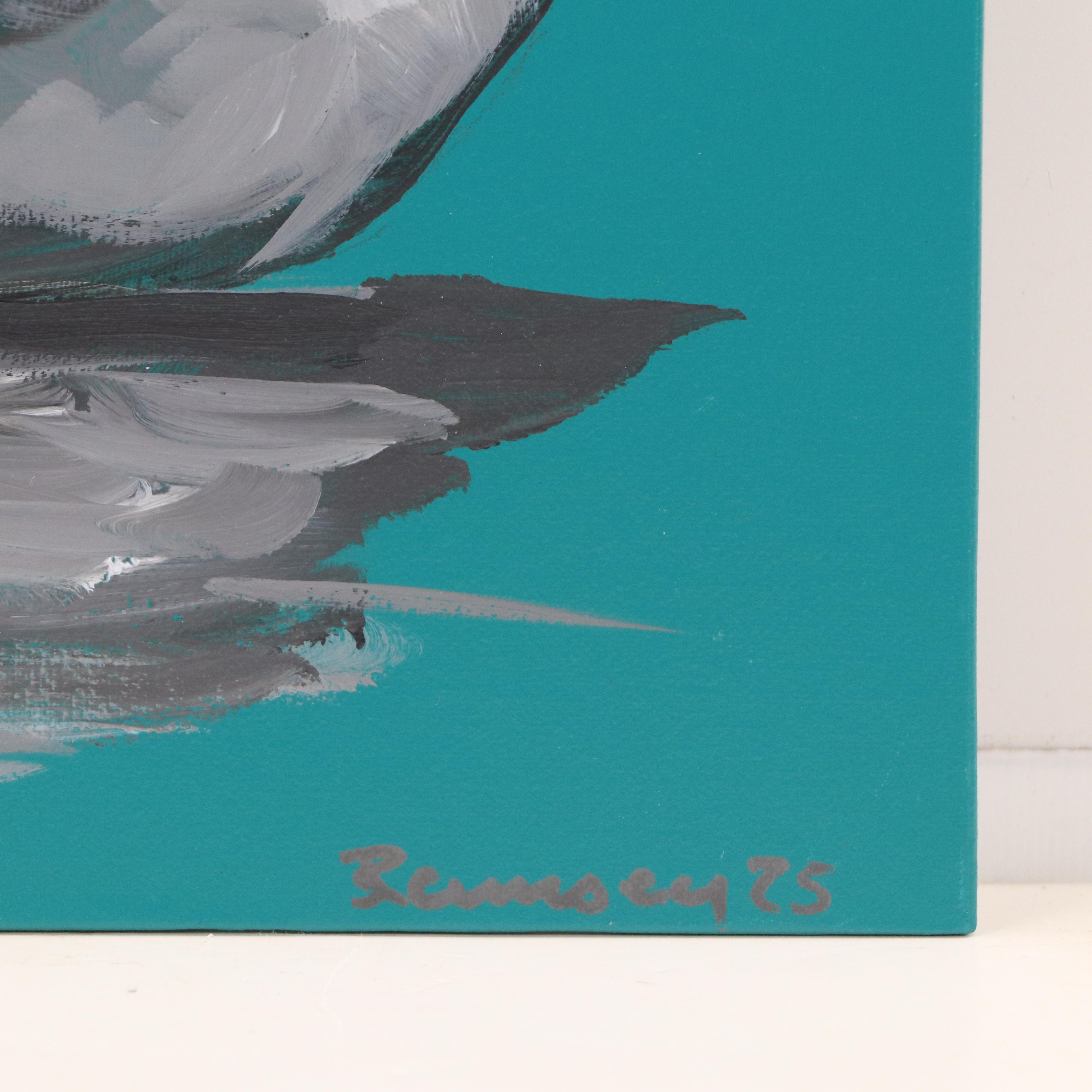 Joshua Ramsey Acrylic Painting "Swan," 2025