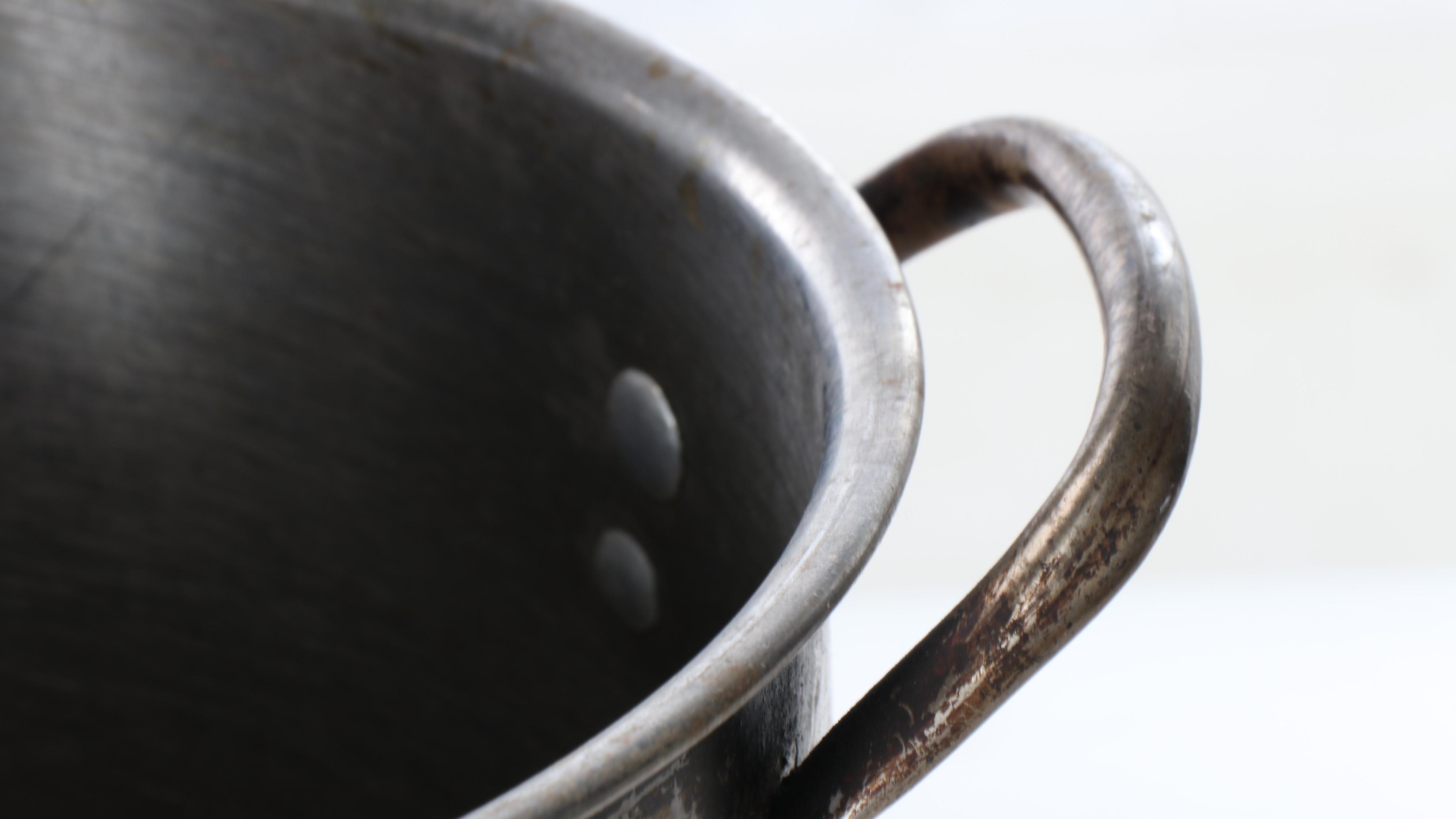 Commercial Grade Aluminum Stock Pots, Sauce Pan, Measuring Ladles with Strainer