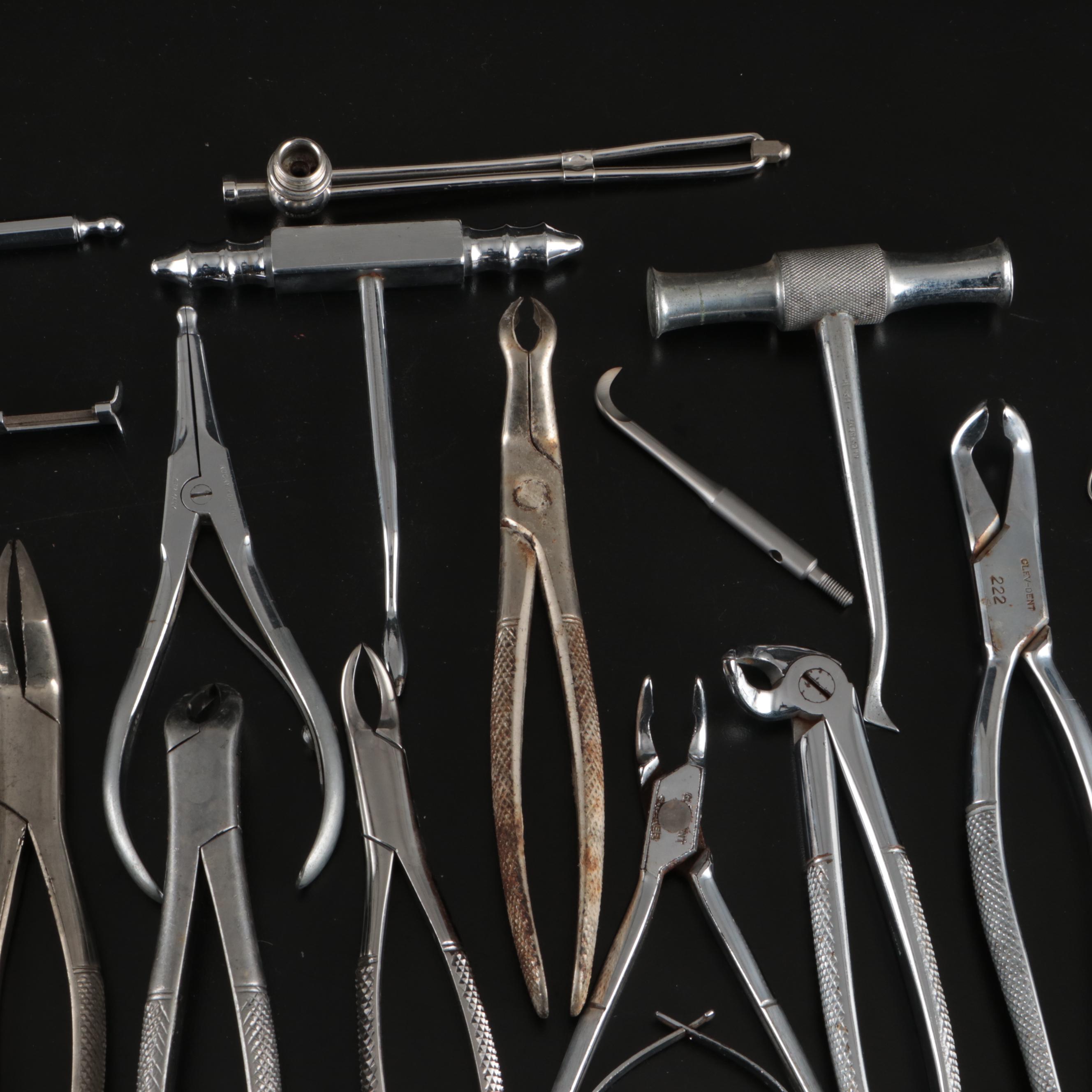 S.S. White, Clev-Dent, Other Dental Extraction Forceps, Picks, Elevators