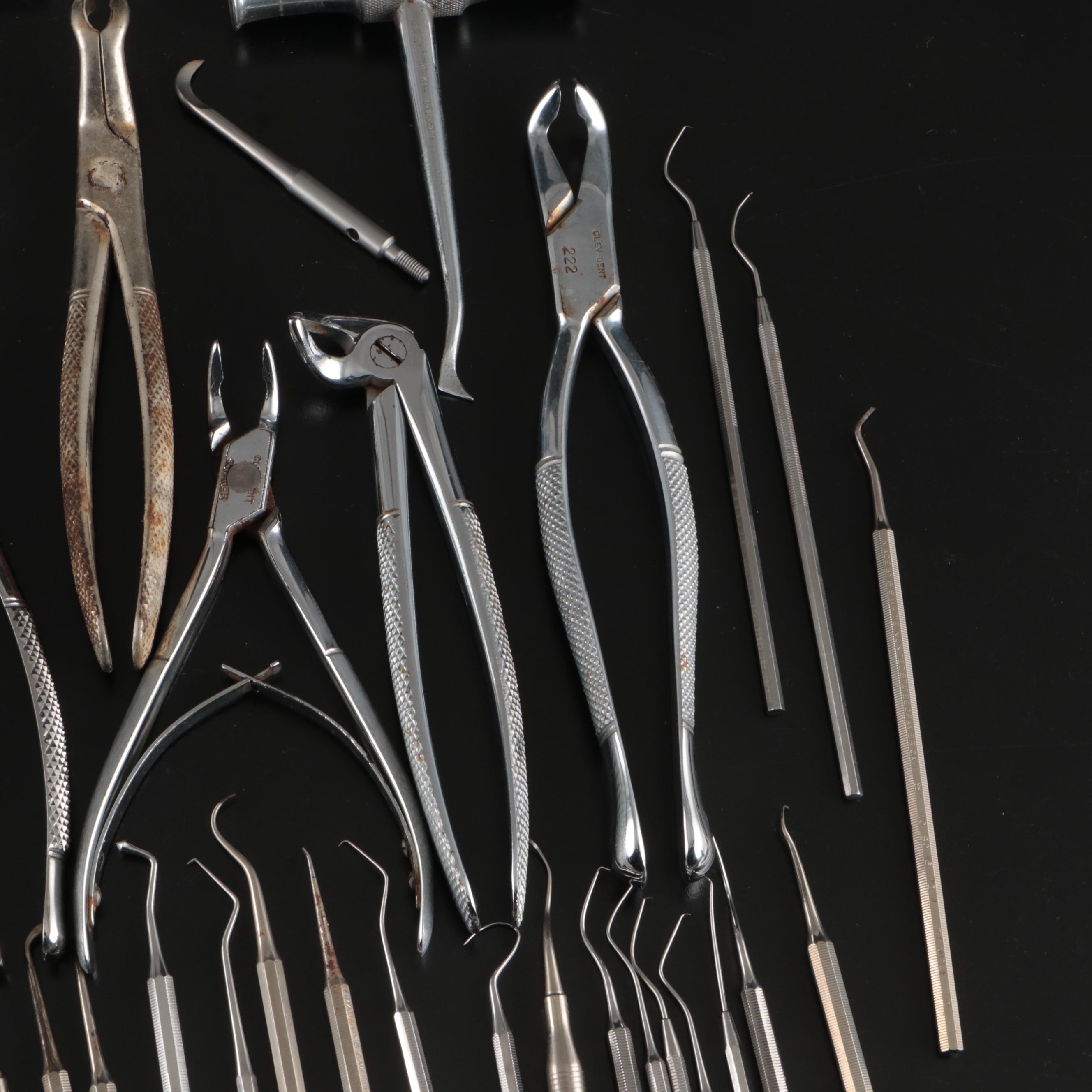 S.S. White, Clev-Dent, Other Dental Extraction Forceps, Picks, Elevators