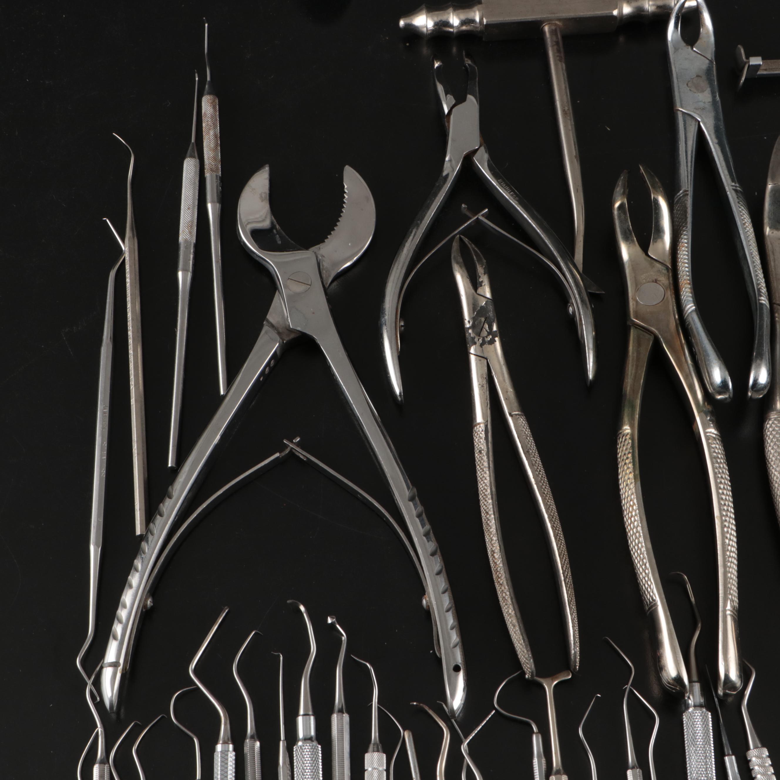S.S. White, Clev-Dent, Other Dental Extraction Forceps, Picks, Elevators