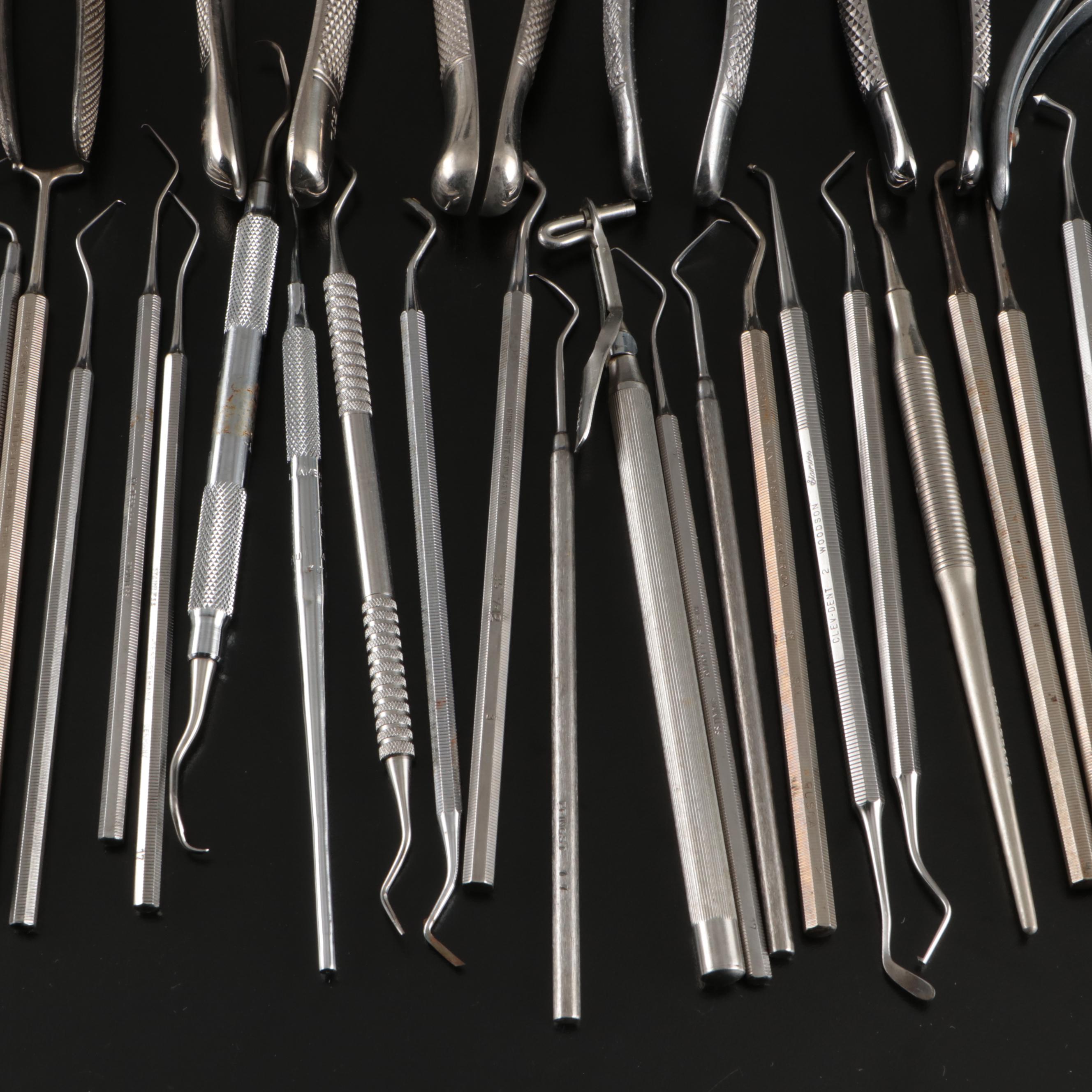 S.S. White, Clev-Dent, Other Dental Extraction Forceps, Picks, Elevators