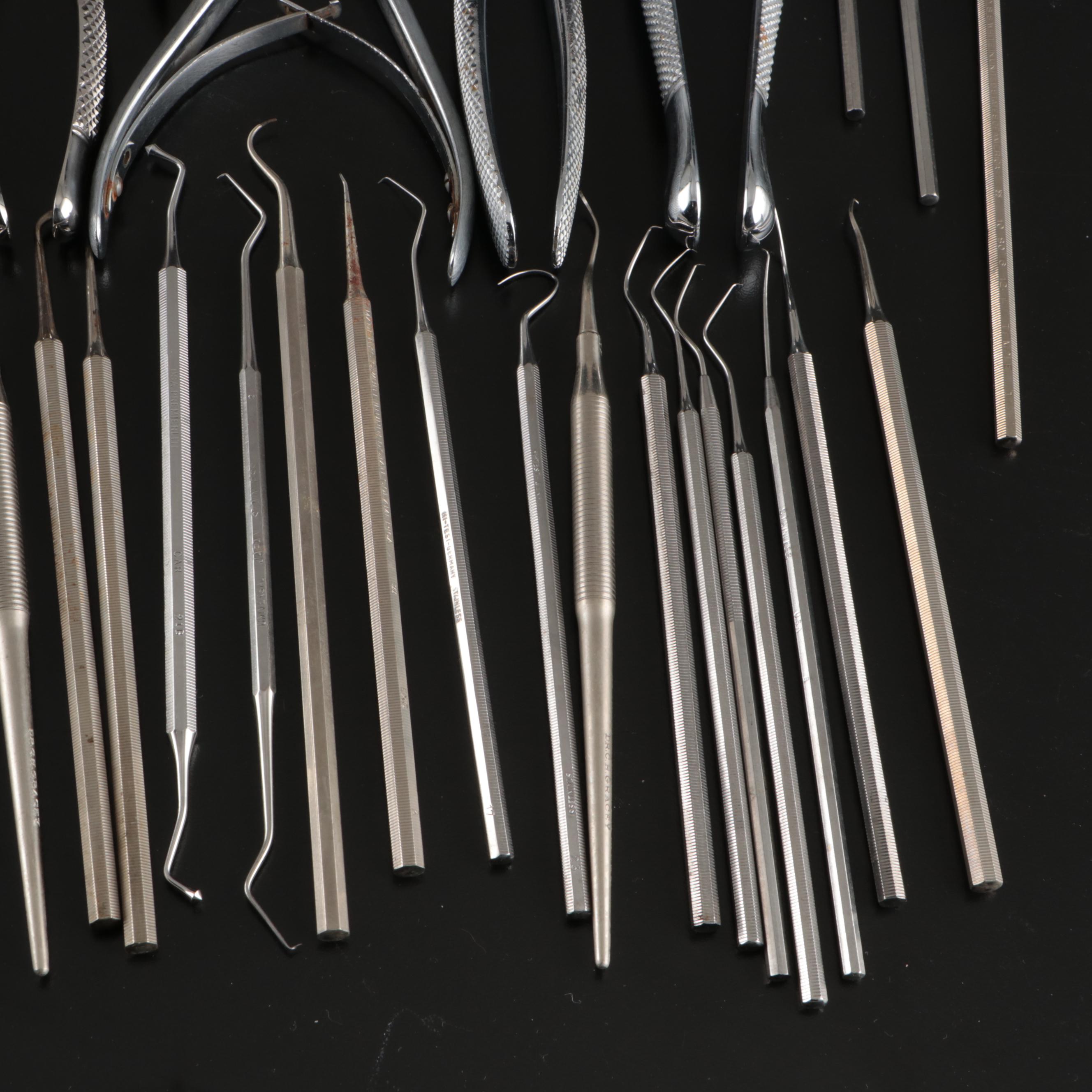 S.S. White, Clev-Dent, Other Dental Extraction Forceps, Picks, Elevators