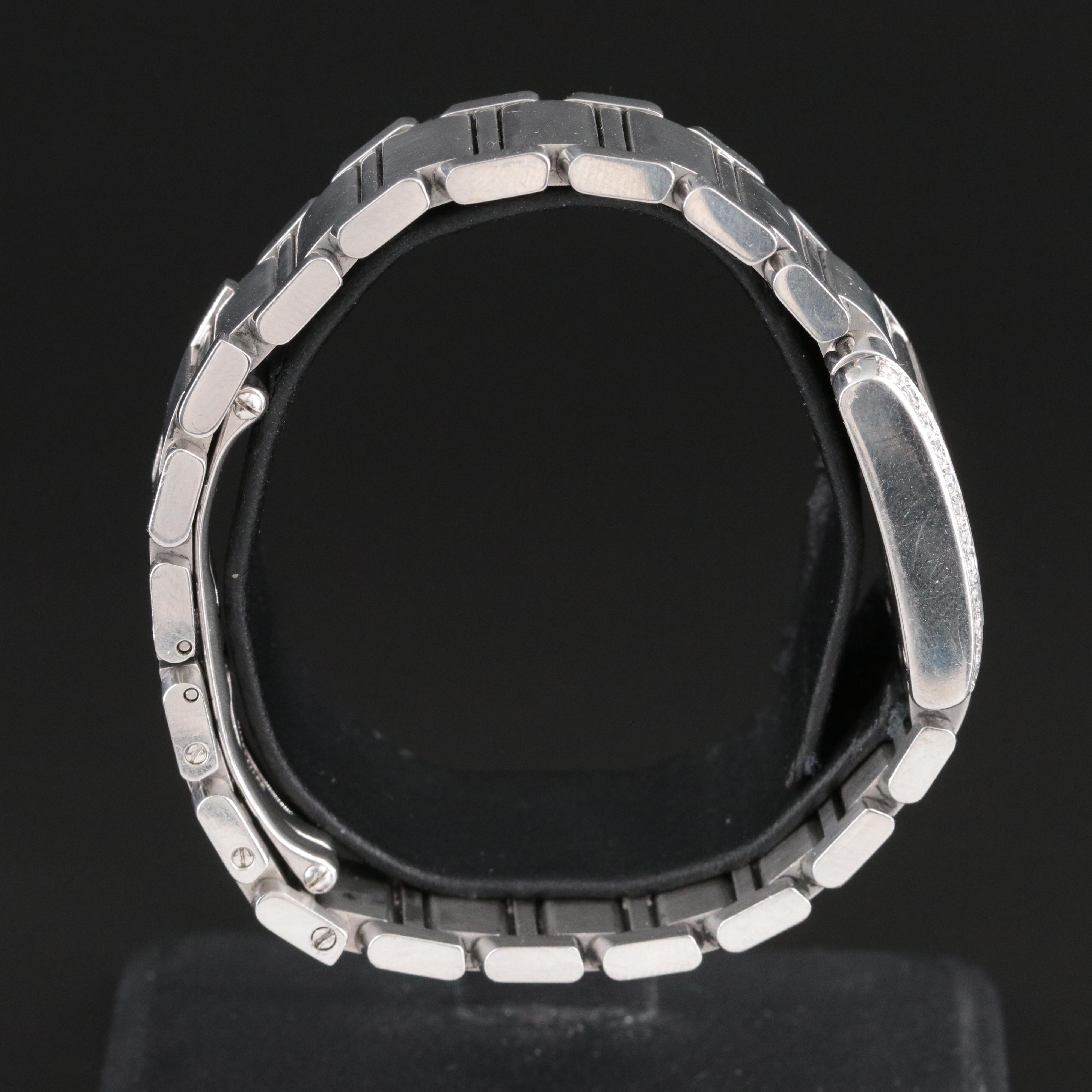 Cartier Tank Custom Diamond Watch