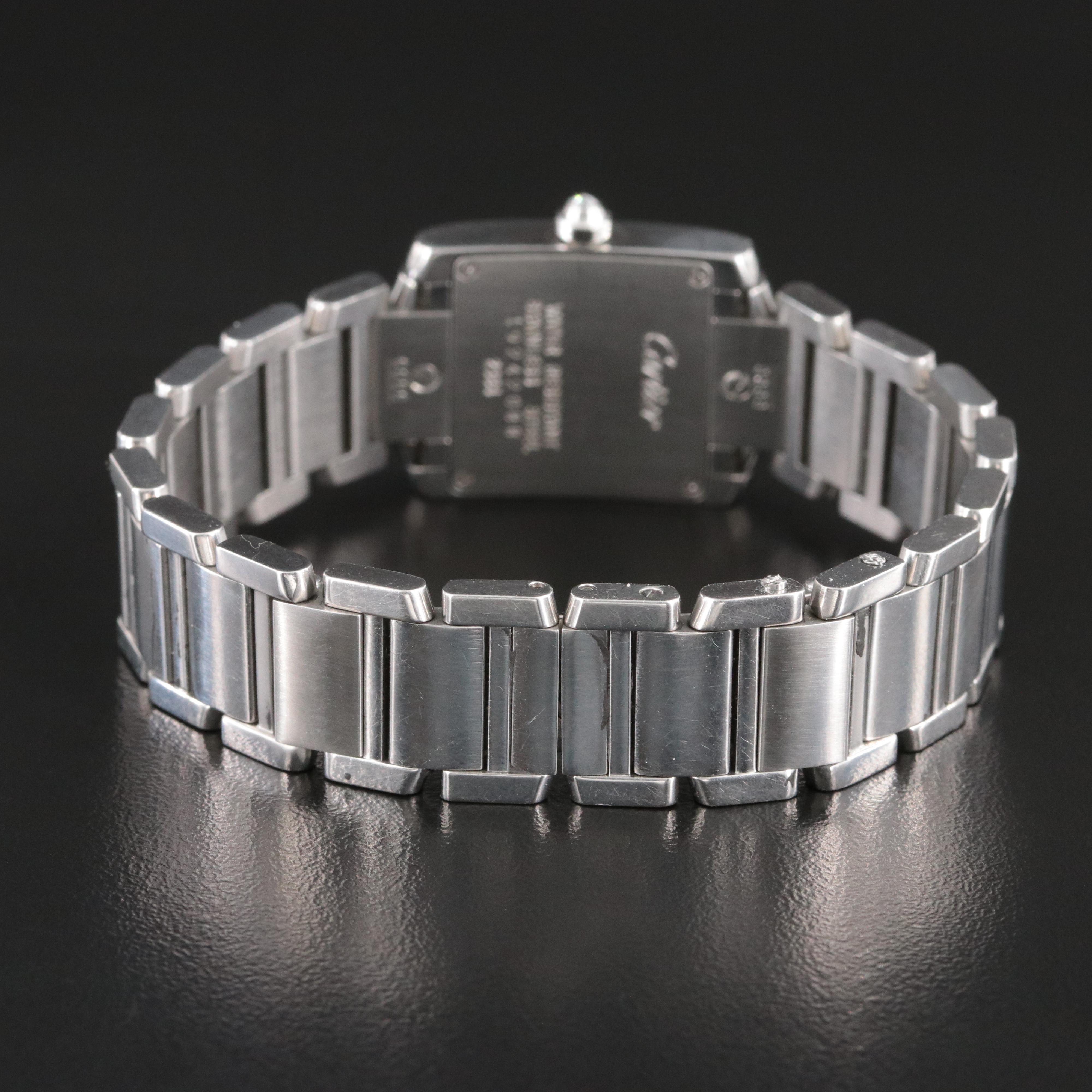 Cartier Tank Custom Diamond Watch