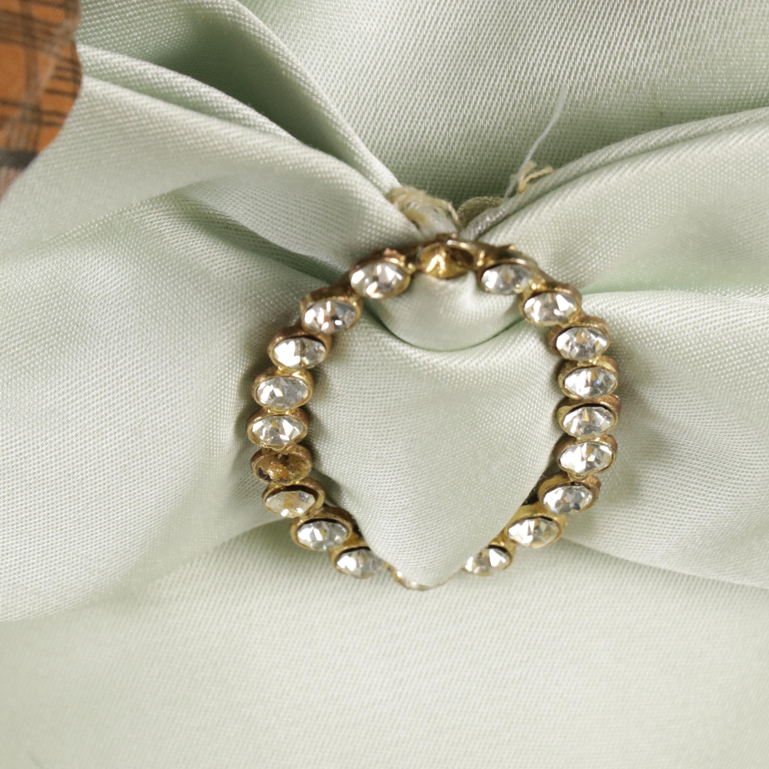 1960s Ruffle Neck Cocktail Dress and 1950s Shirtwaist Day Dress