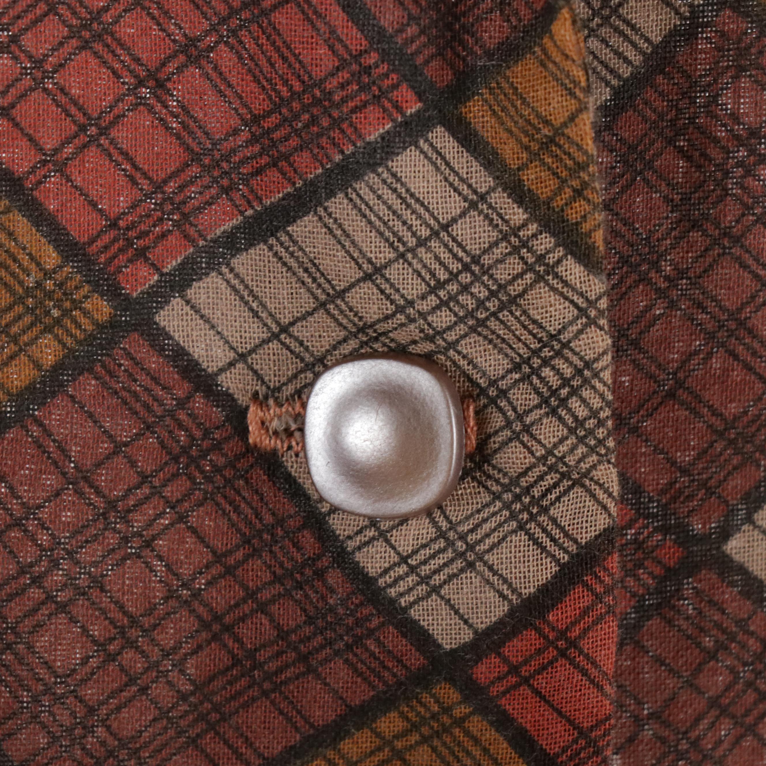 1960s Ruffle Neck Cocktail Dress and 1950s Shirtwaist Day Dress