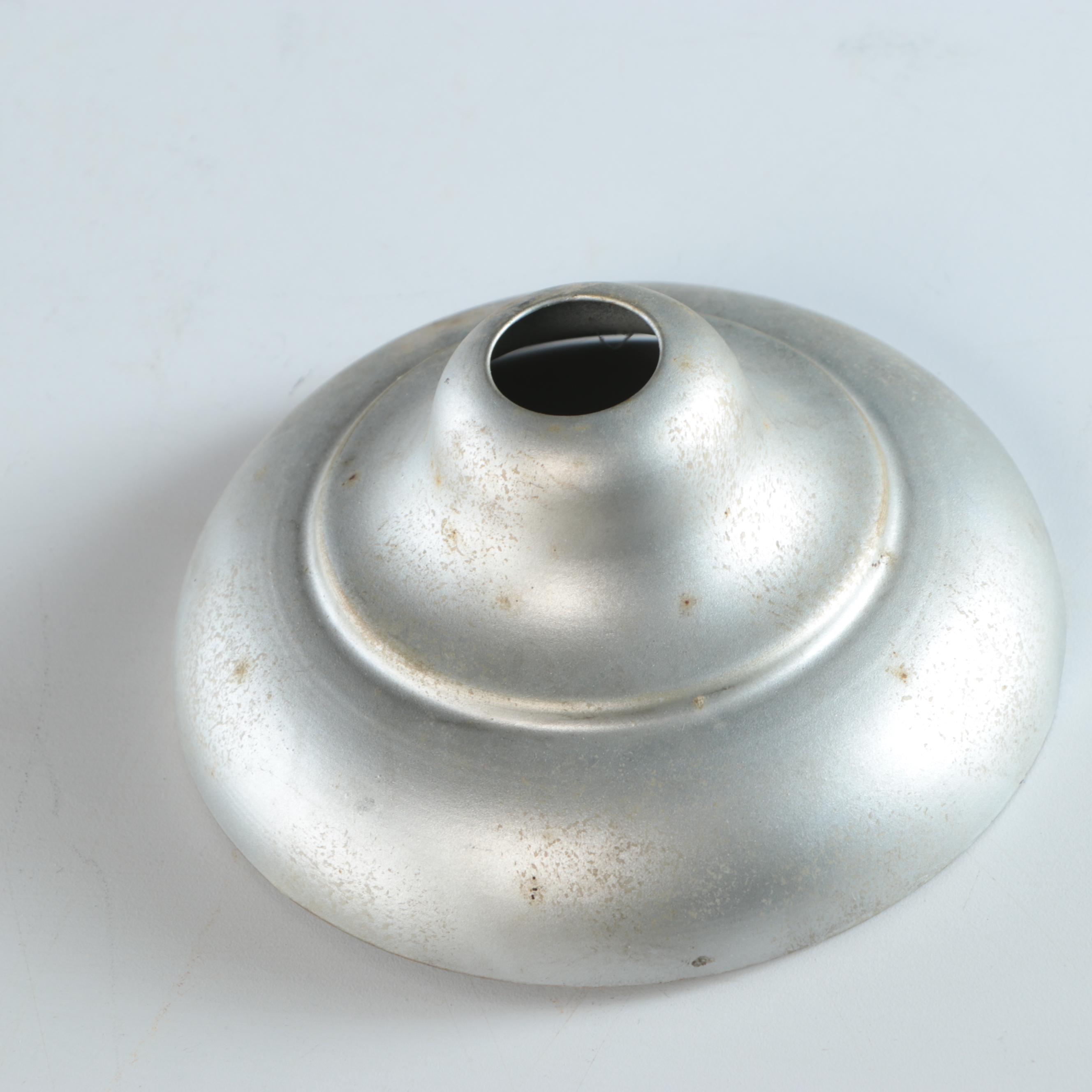 Brushed Pewter Finish Wrought Metal Contemporary Chandelier