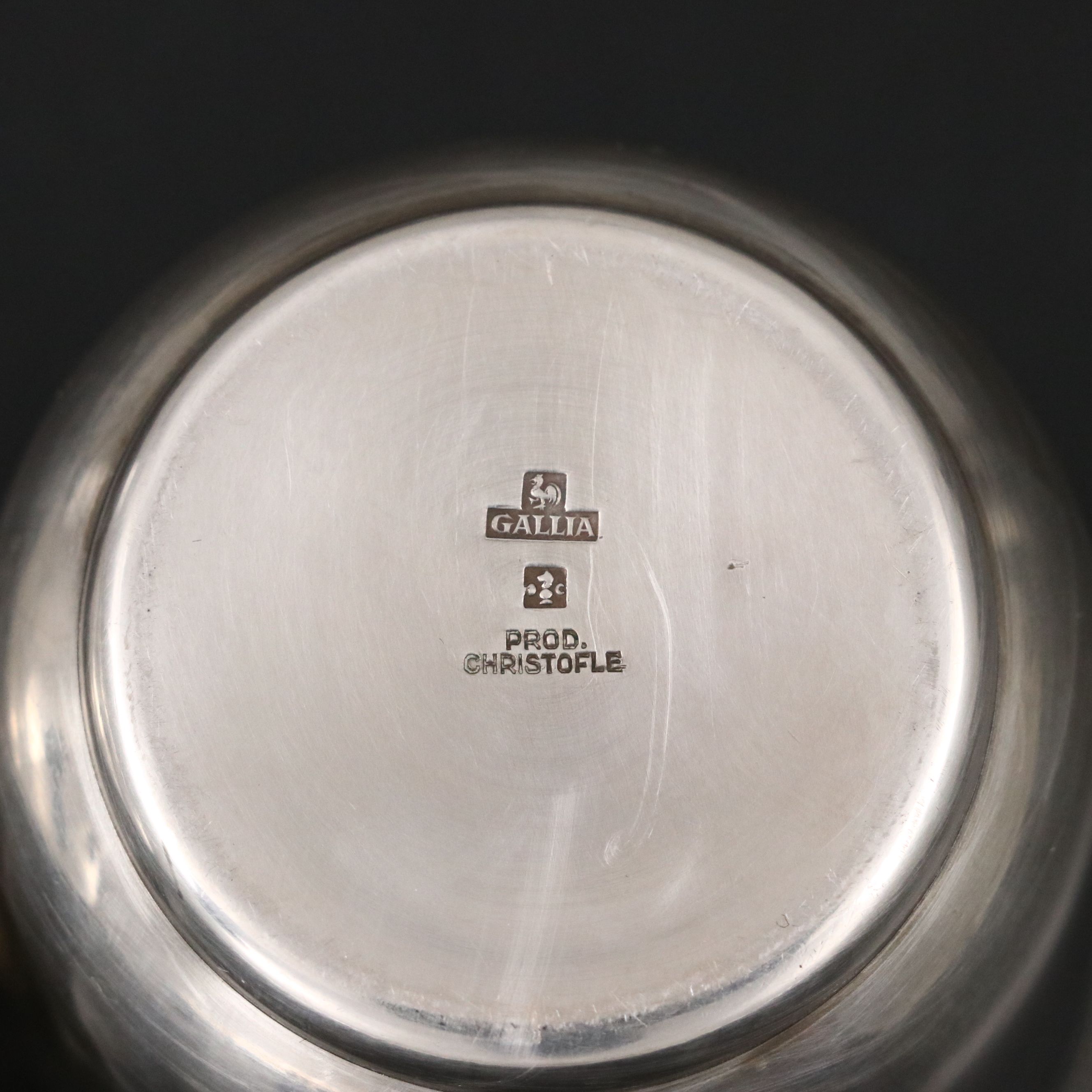 Pair of Christofle Gallia Tumblers, 20th Century