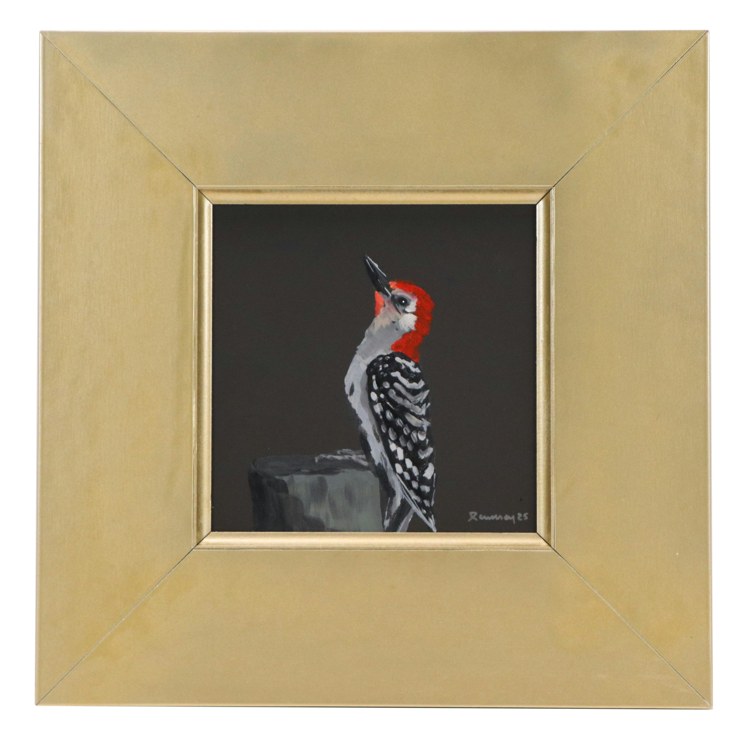 Joshua Ramsey Acrylic Painting of Bird, 2025