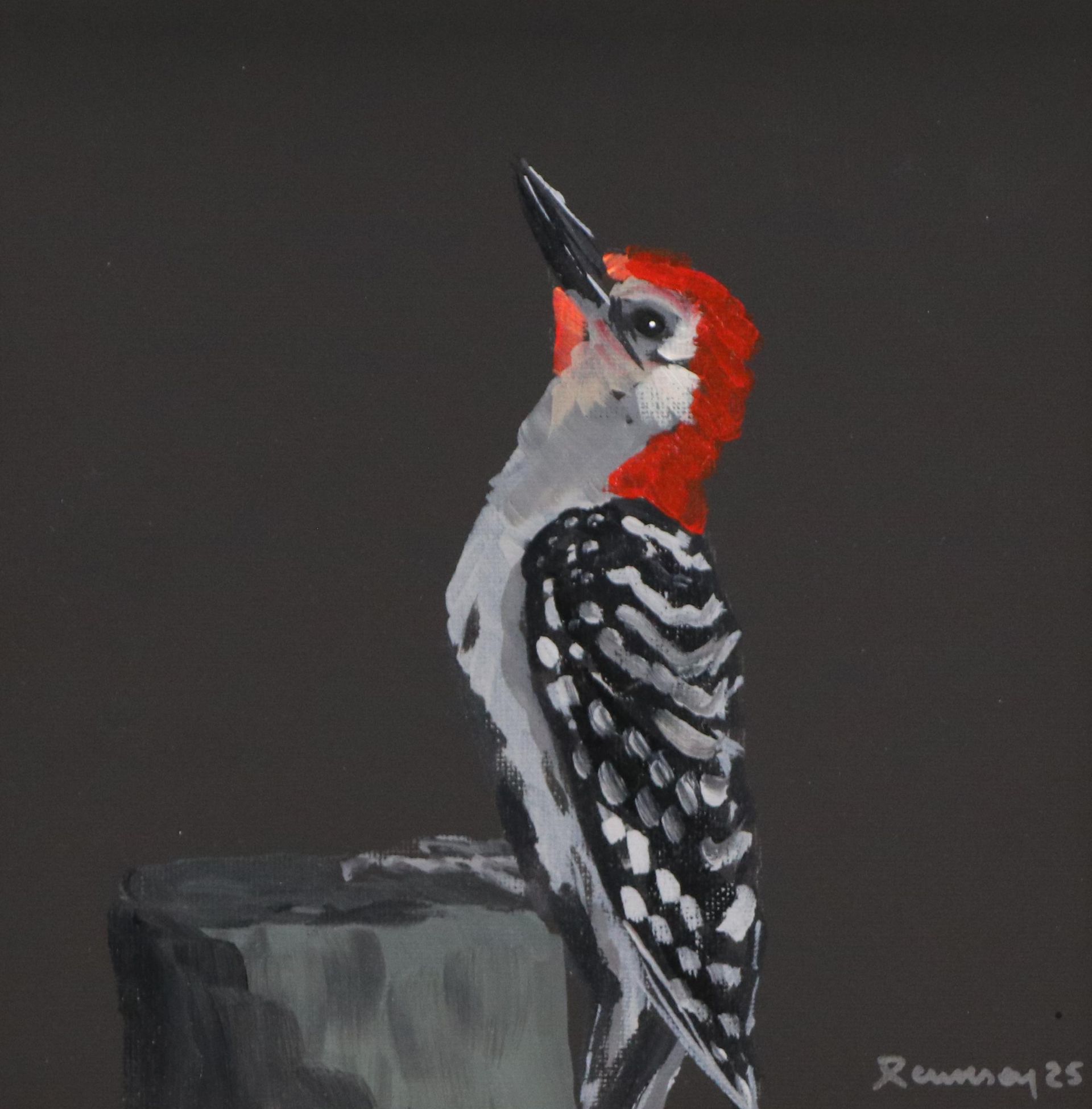 Joshua Ramsey Acrylic Painting of Bird, 2025
