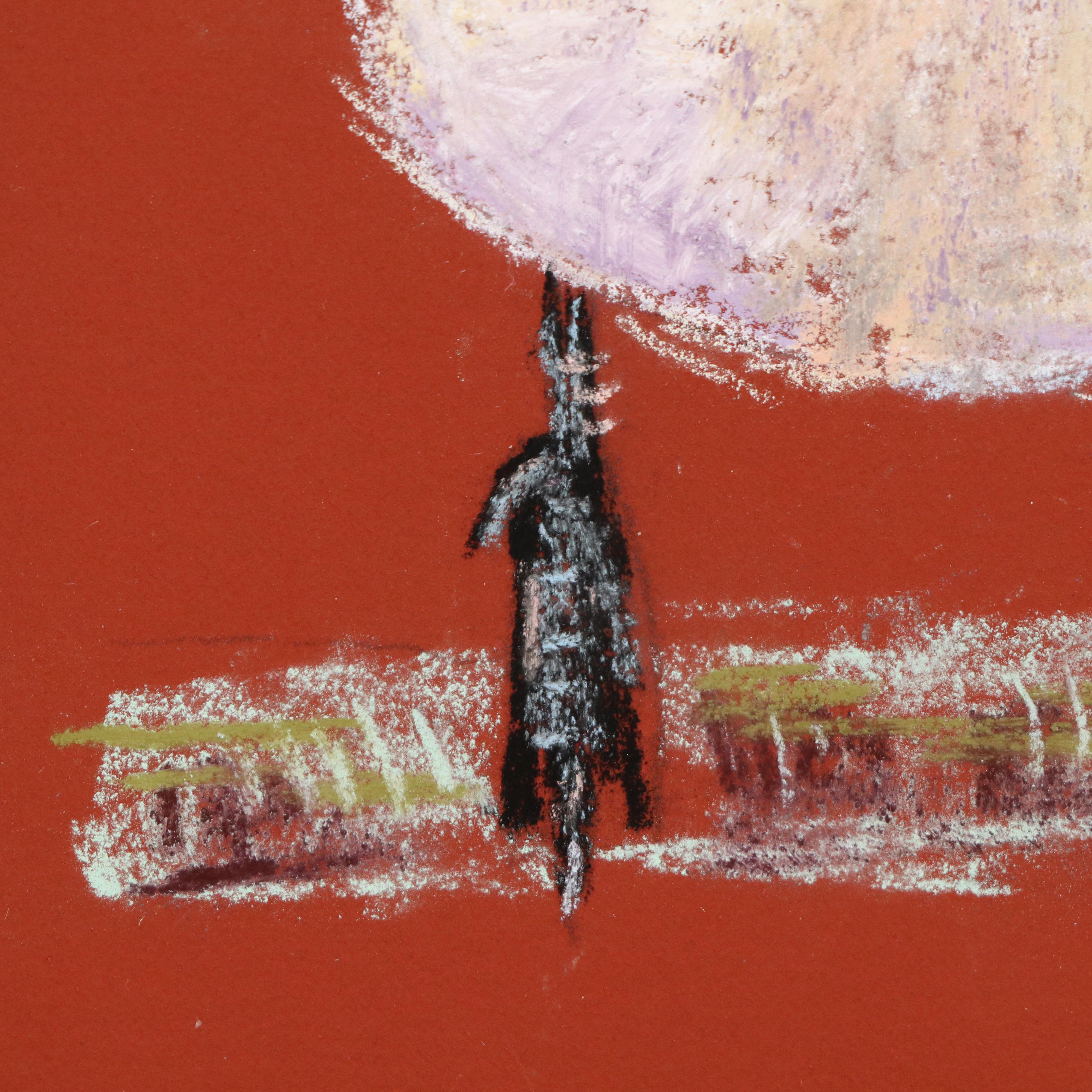 Sunkyung Choi Pastel Drawing of Bird, 21st Century