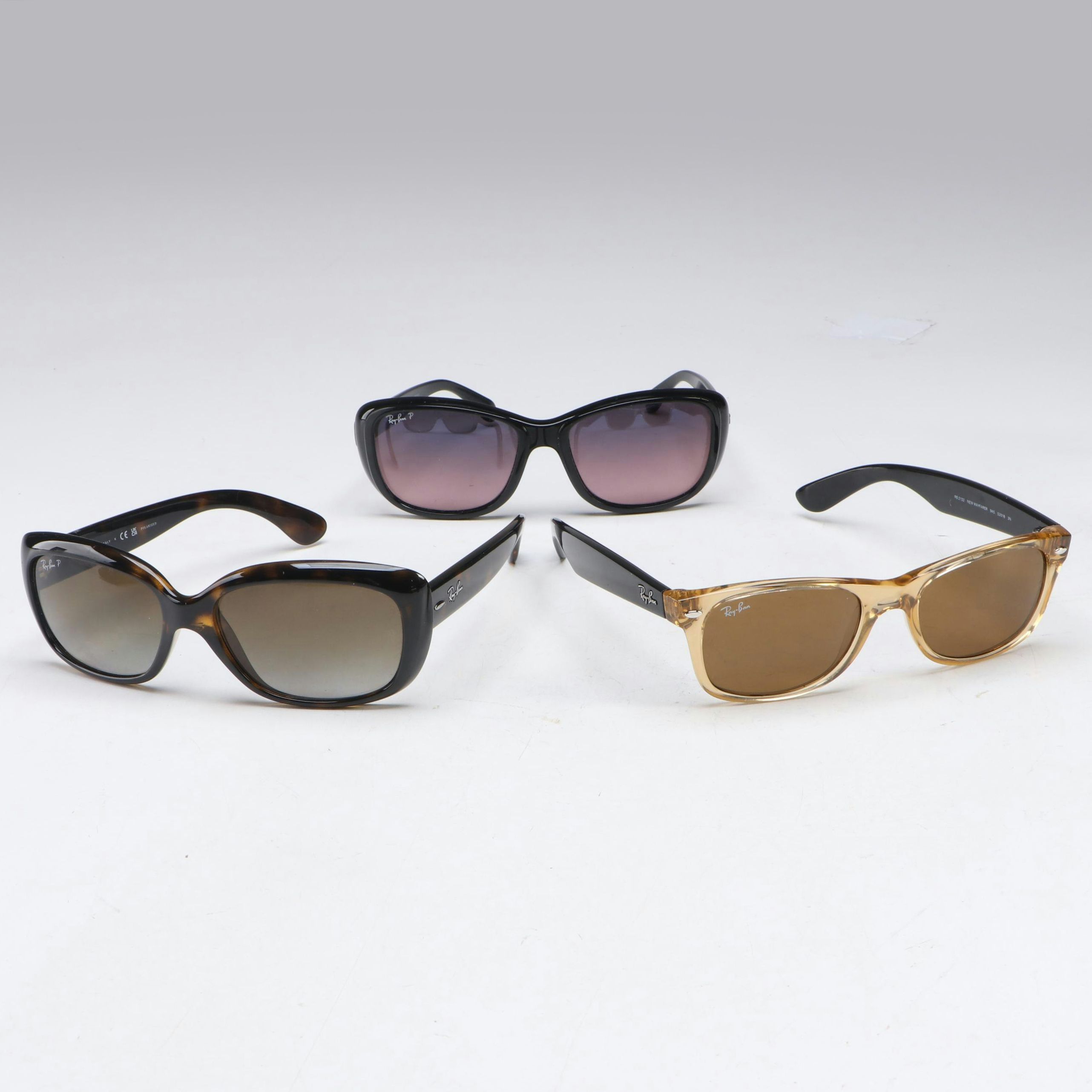 Ray-Ban RB4101 and 4174 Polarized with RB2132 New Wayfarer Sunglasses