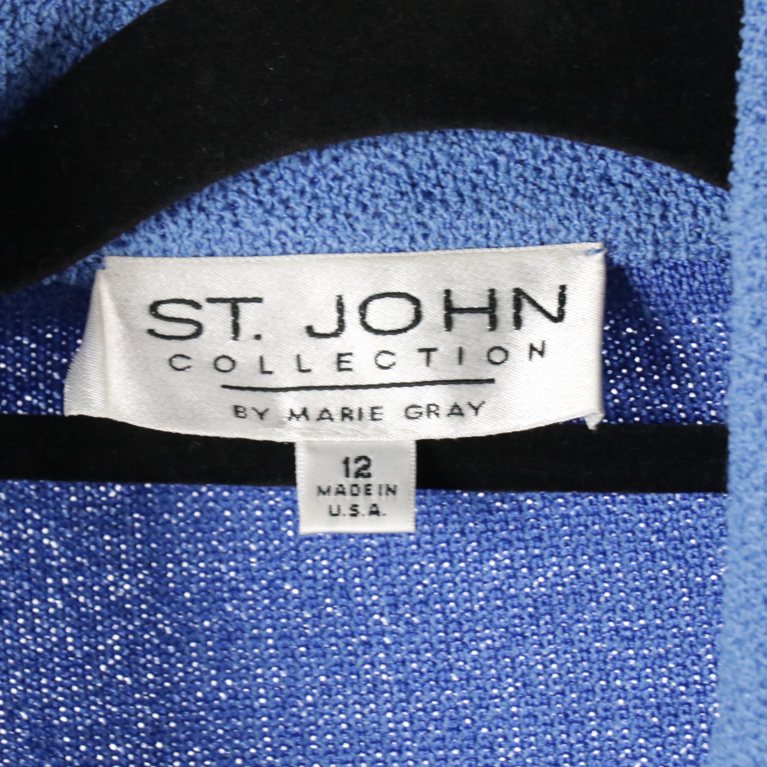 St. John Collection by Marie Grey Knit Button-Front Jackets