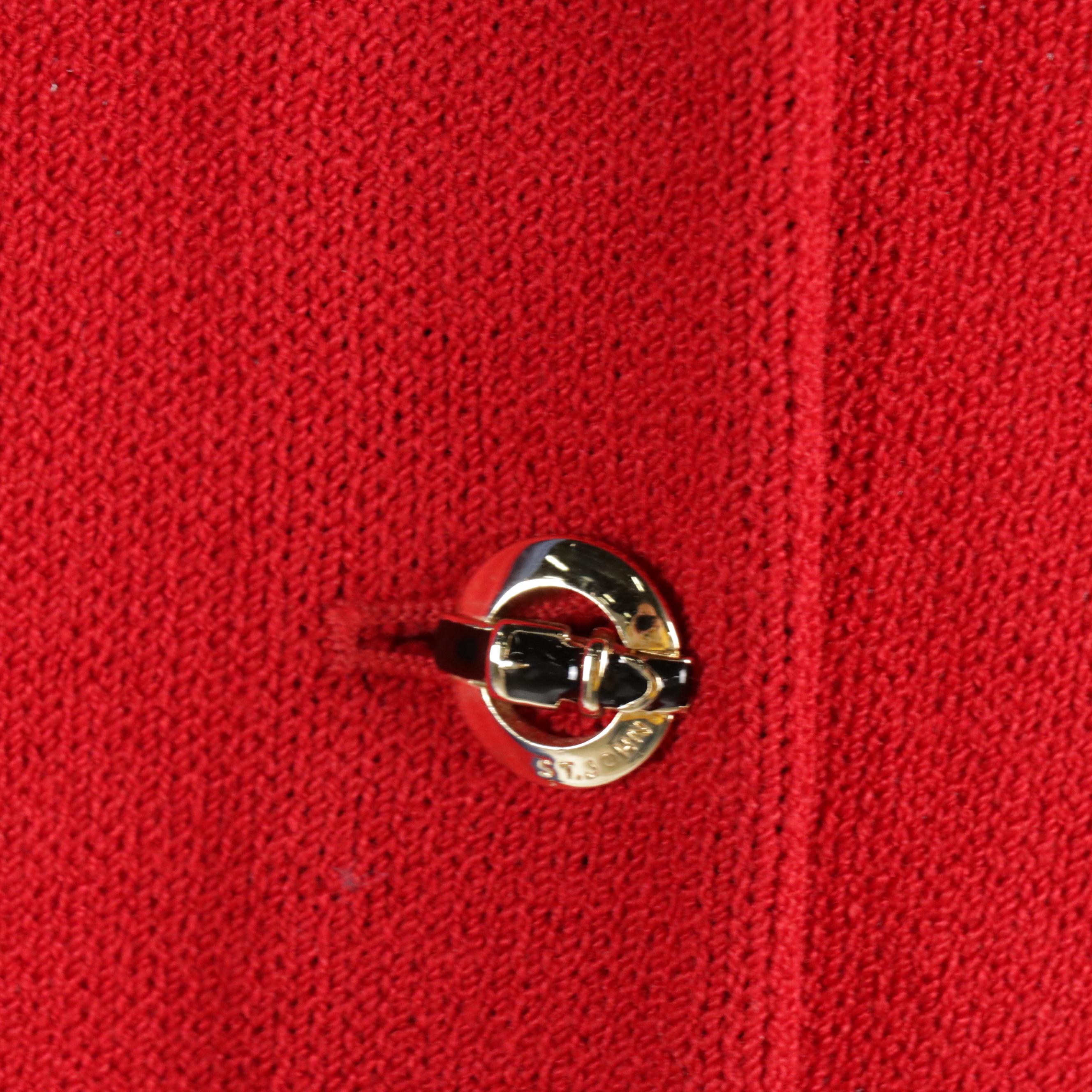 St. John Collection by Marie Grey Knit Button-Front Jackets