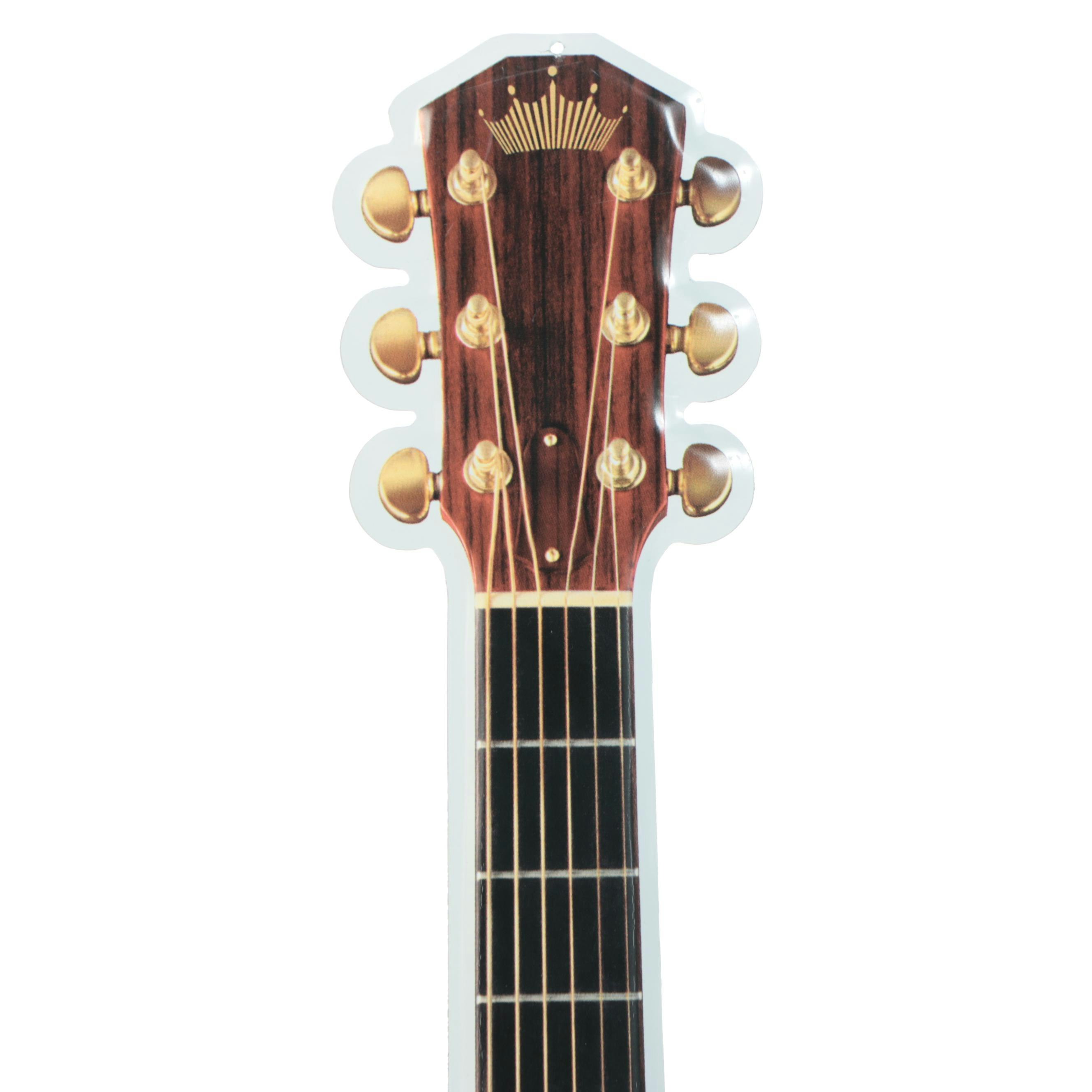 Budweiser Bar Sign and Guitar with Other Advertising Signs