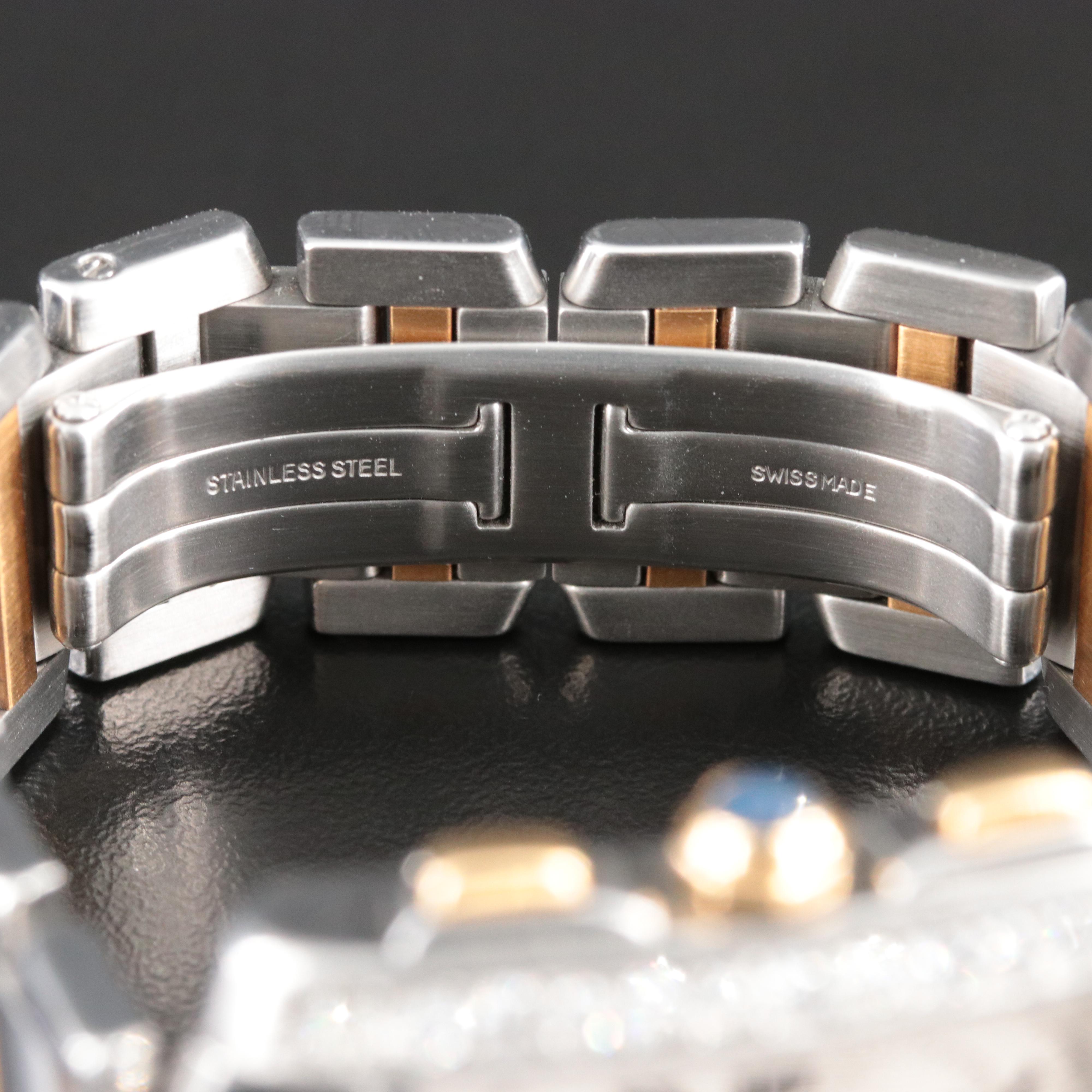 Cartier Tank Française Chronoflex Custom Diamond Watch