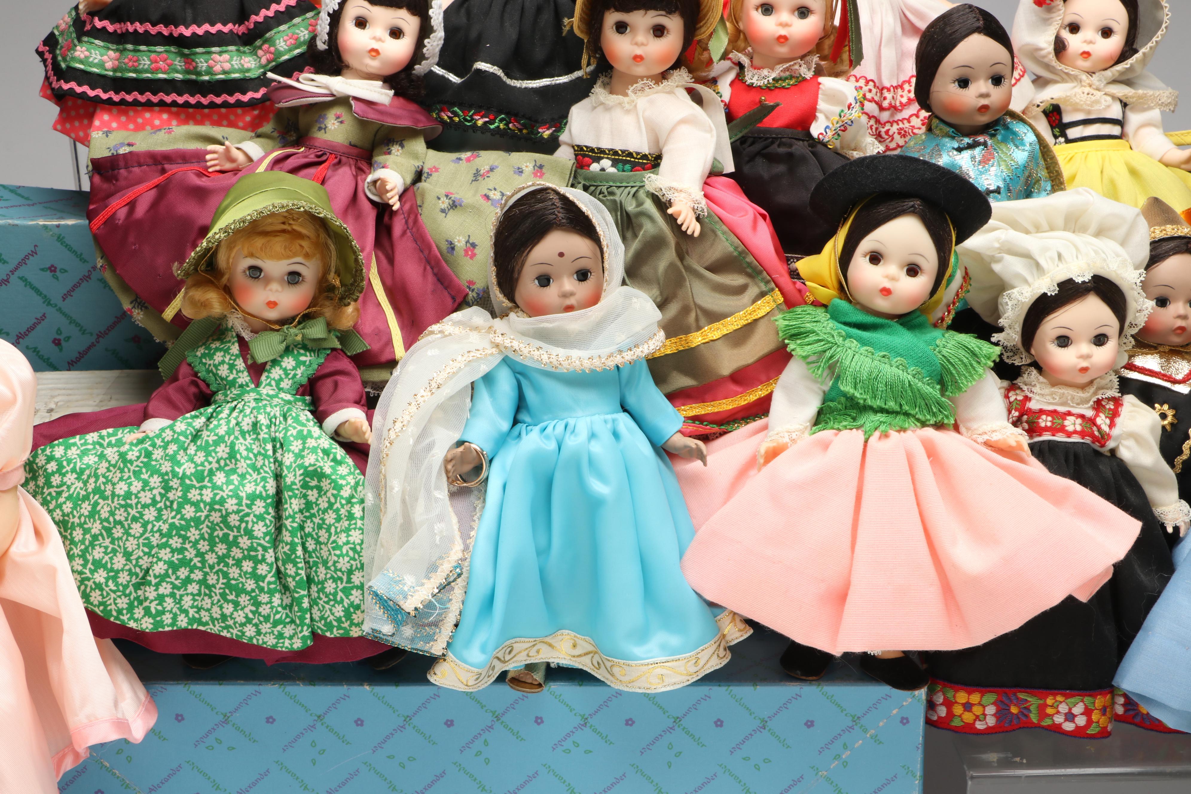Madame Alexander Dolls of the World Collection and Other Dolls