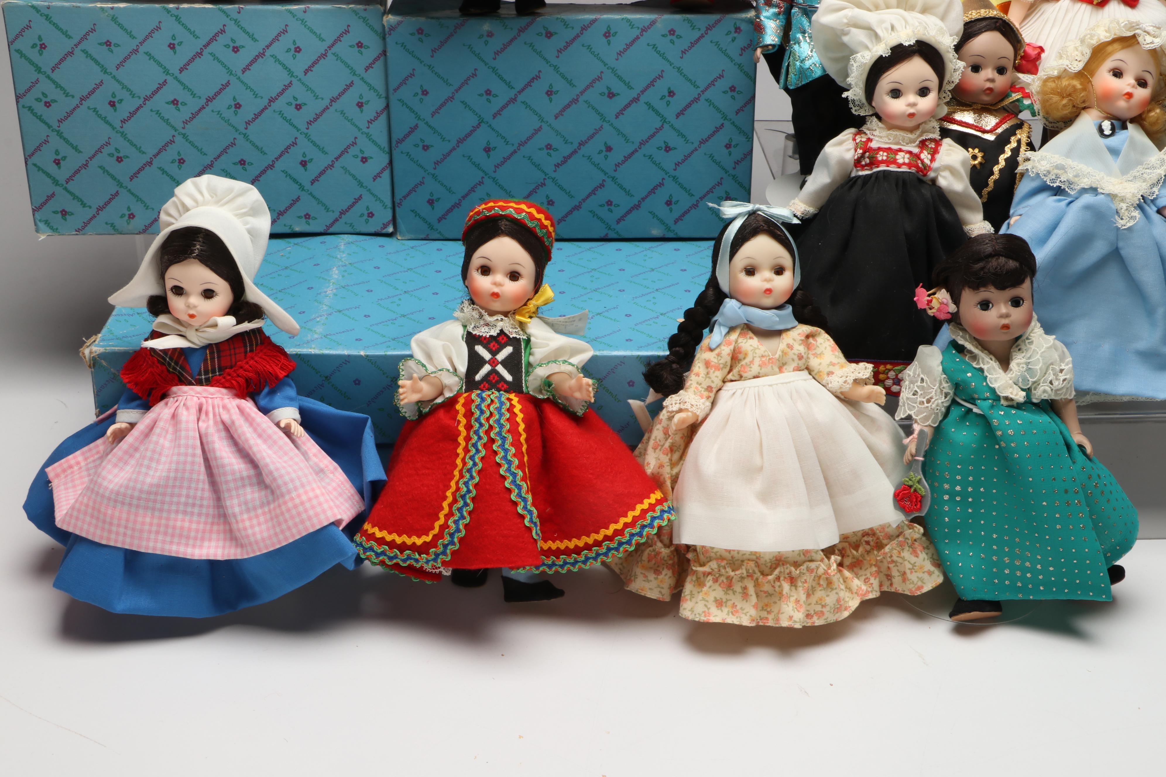 Madame Alexander Dolls of the World Collection and Other Dolls