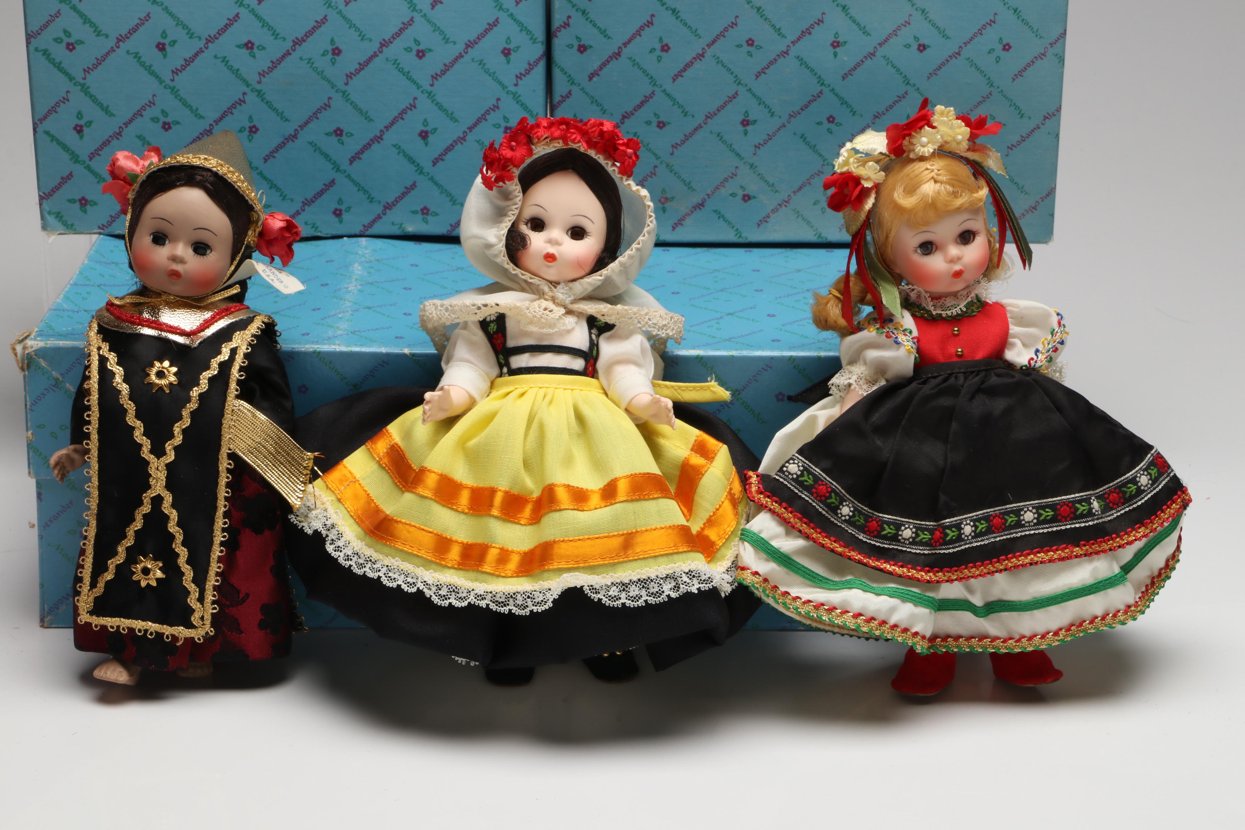 Madame Alexander Dolls of the World Collection and Other Dolls