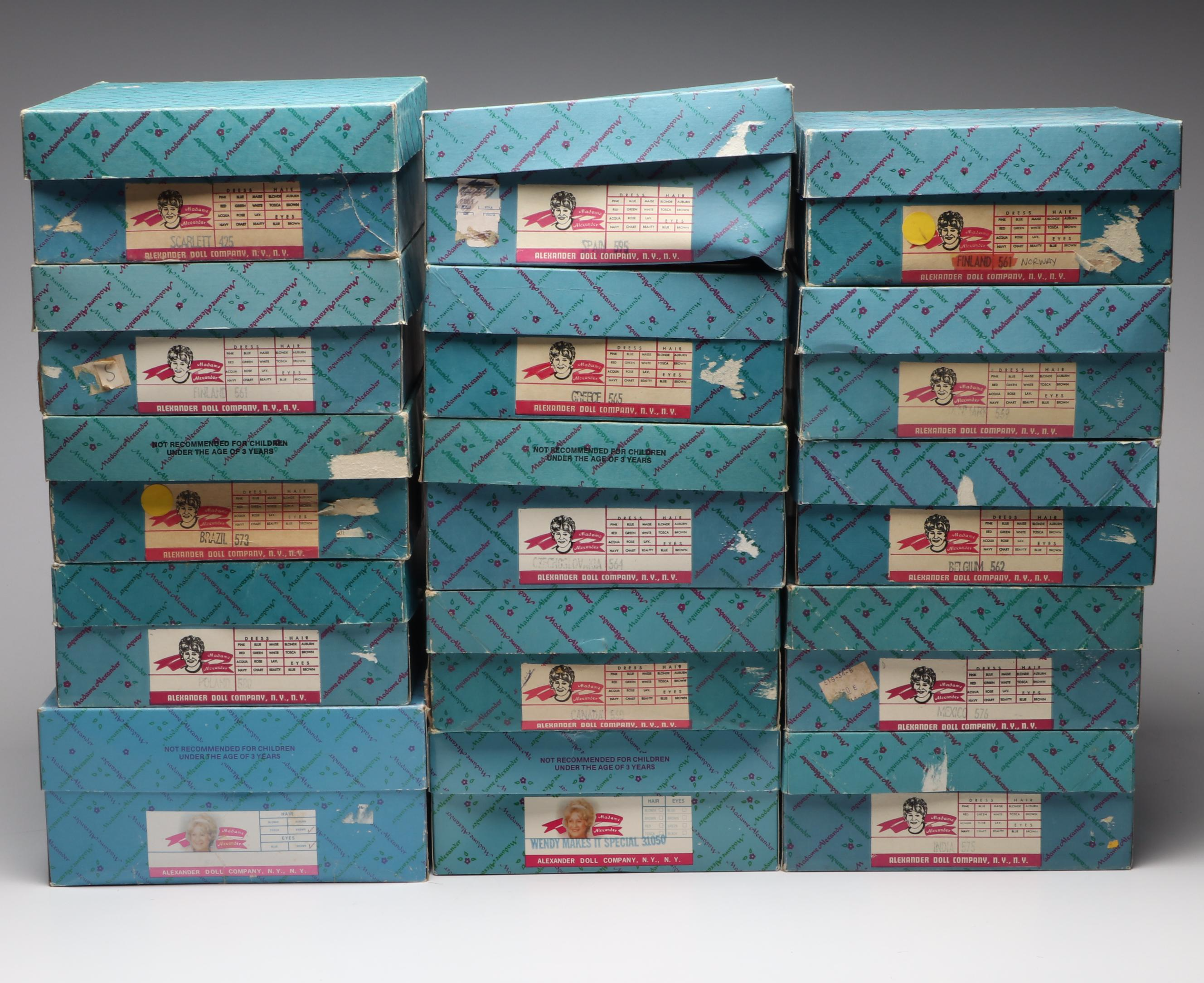 Madame Alexander Dolls of the World Collection and Other Dolls