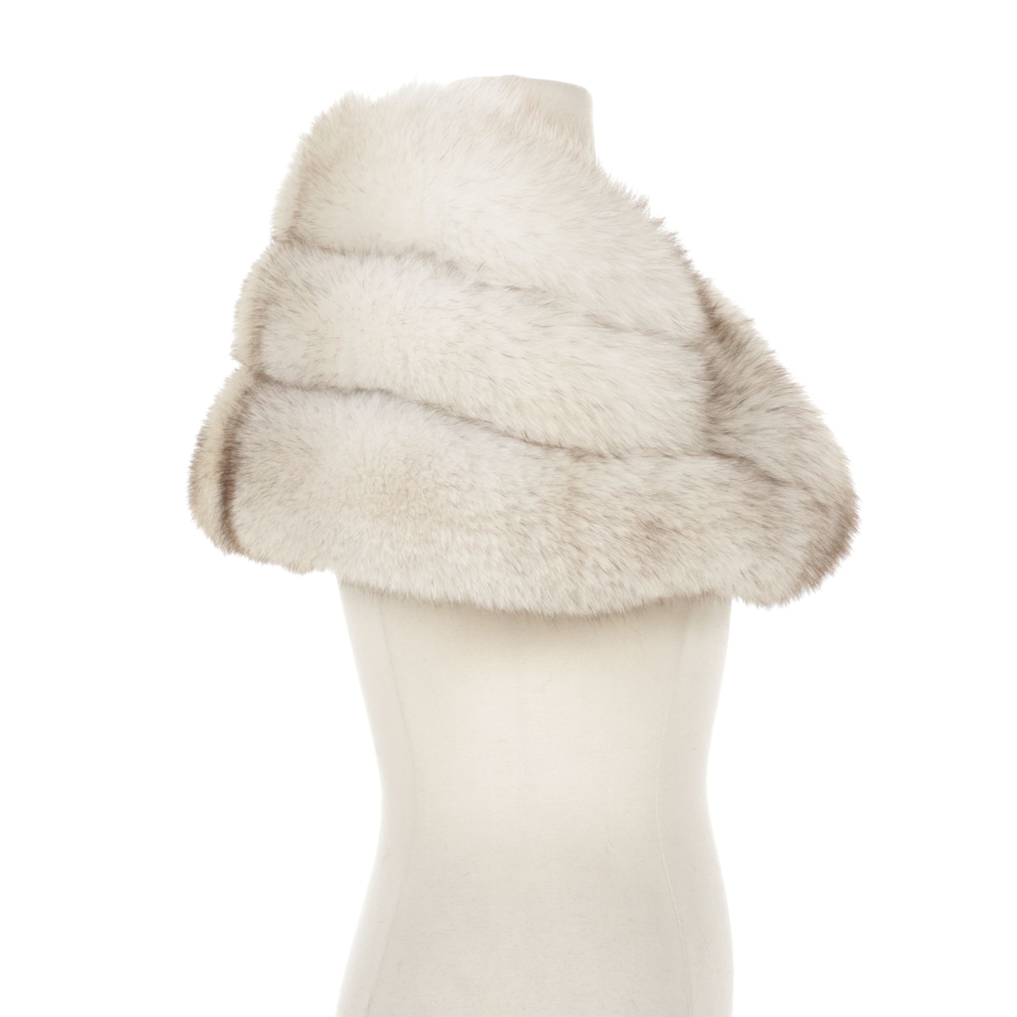 Blue Fox Fur Wedding Stole by Bill Marré