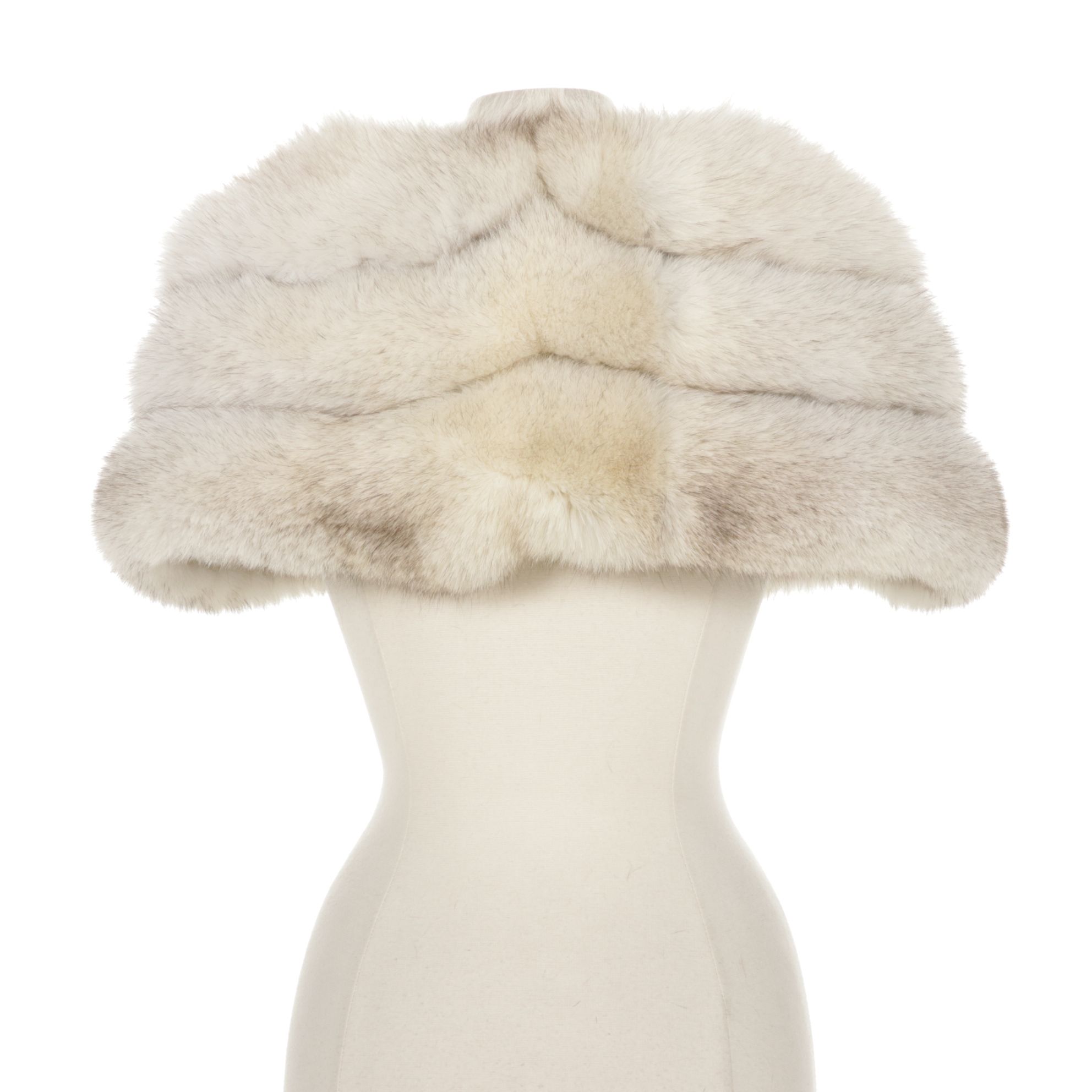 Blue Fox Fur Wedding Stole by Bill Marré