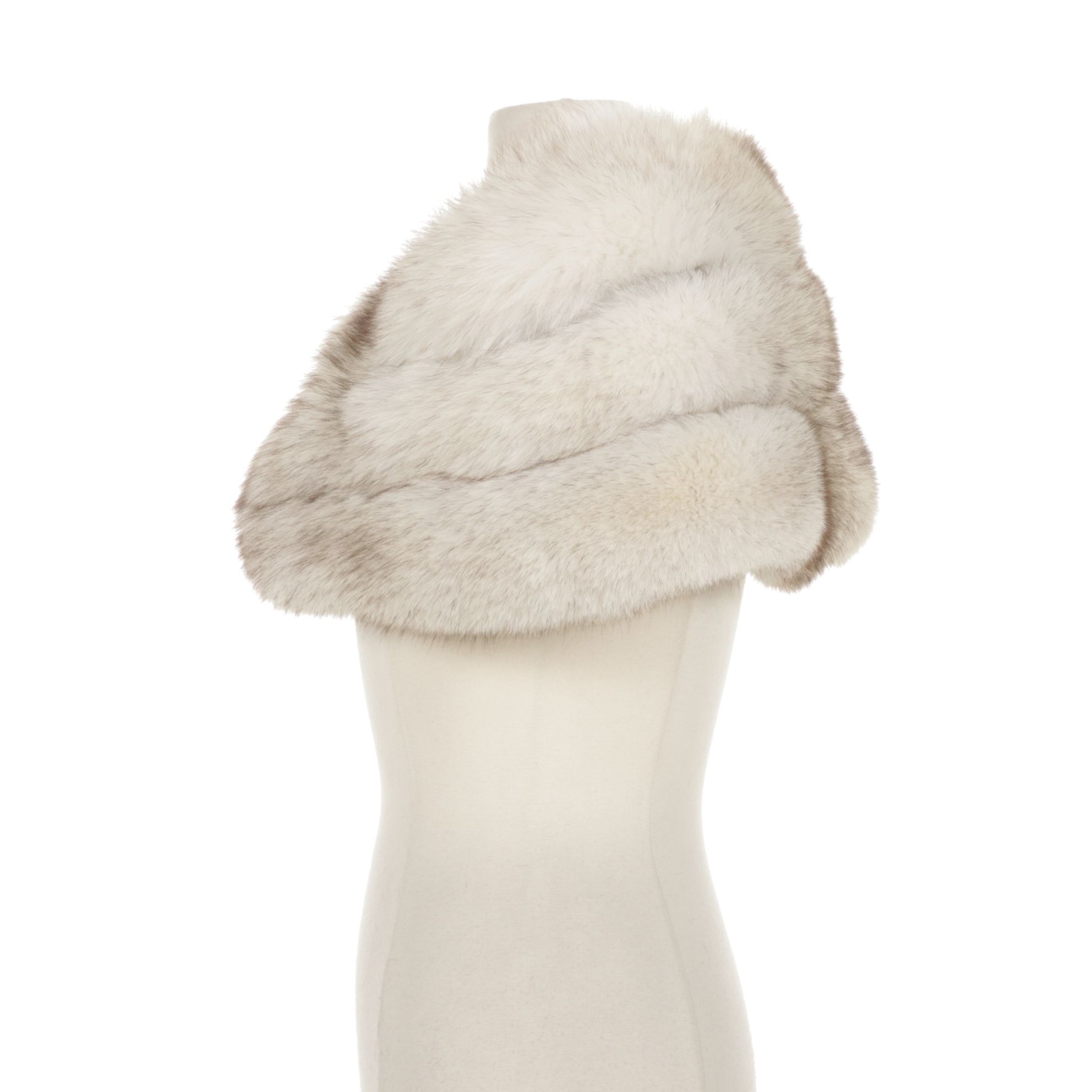 Blue Fox Fur Wedding Stole by Bill Marré