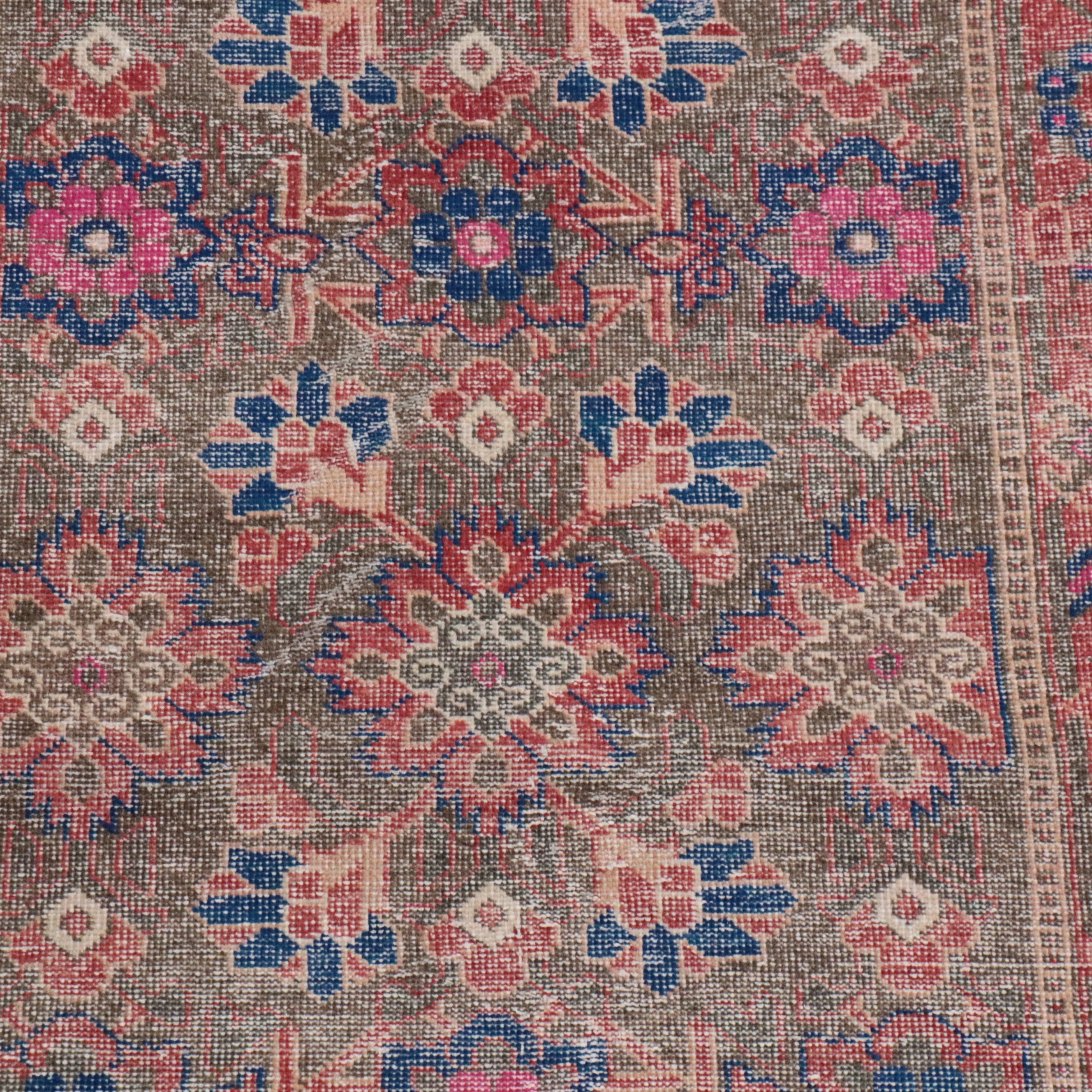3'7 x 11' Hand-Knotted Persian Qashqai Long Rug