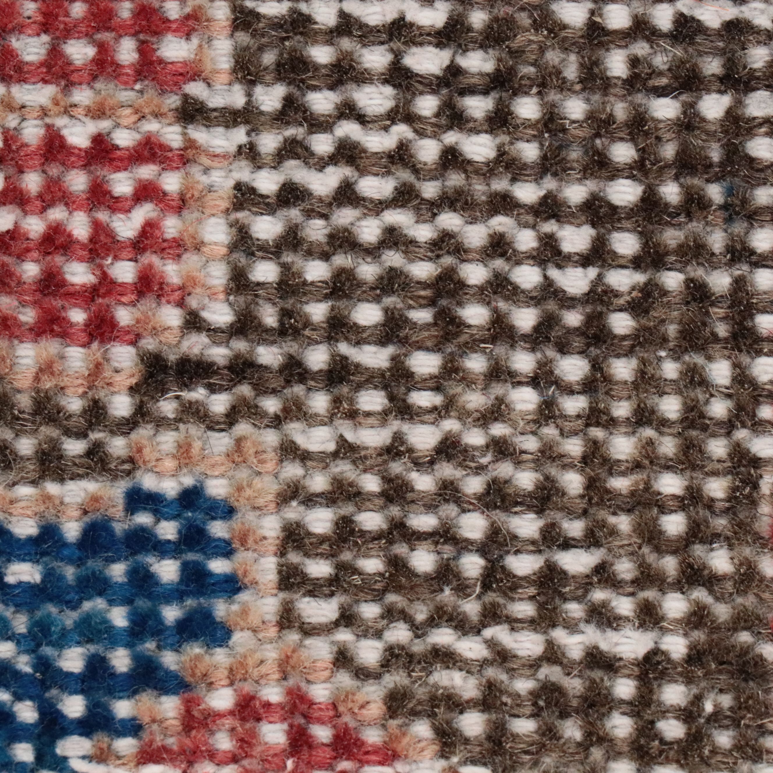 3'7 x 11' Hand-Knotted Persian Qashqai Long Rug