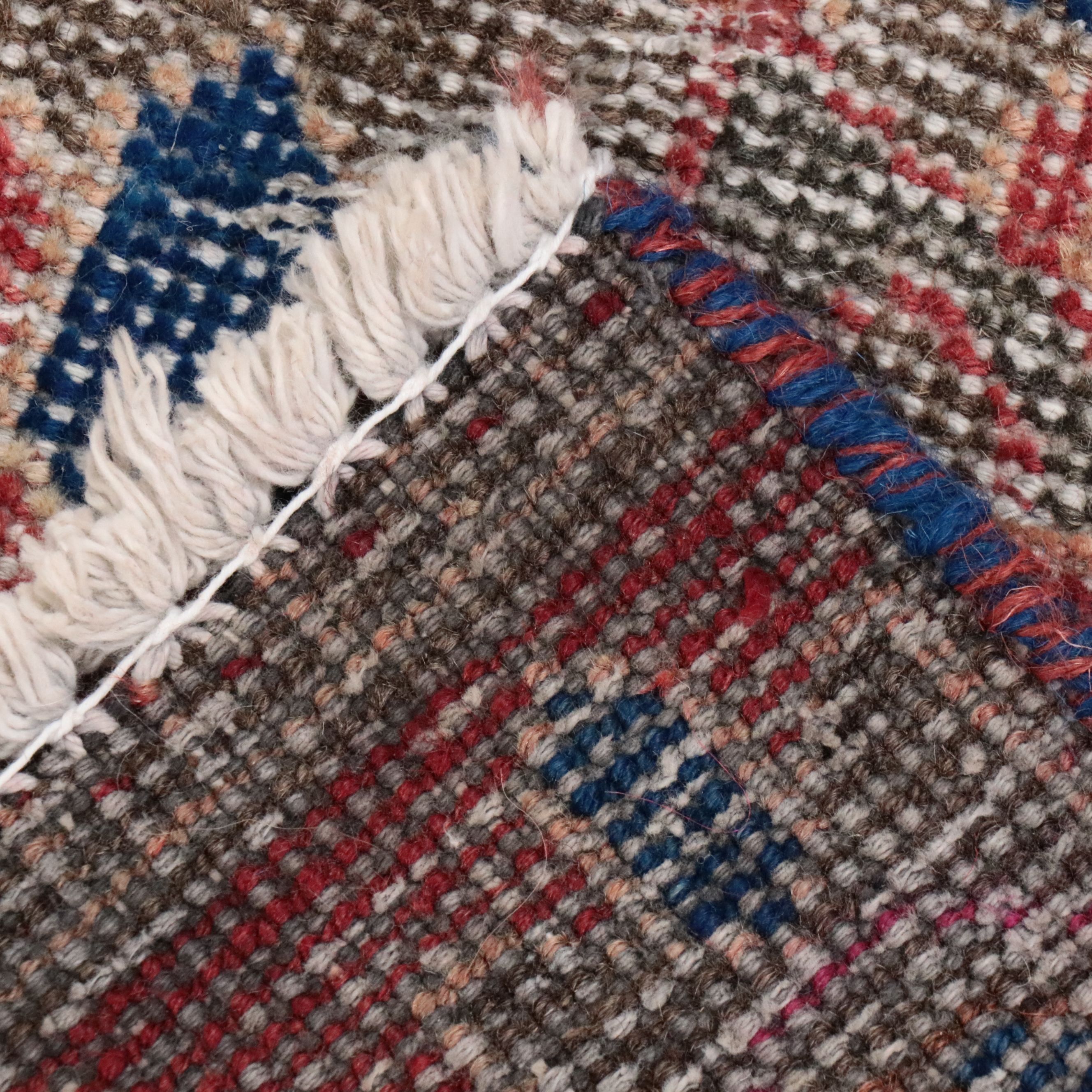 3'7 x 11' Hand-Knotted Persian Qashqai Long Rug