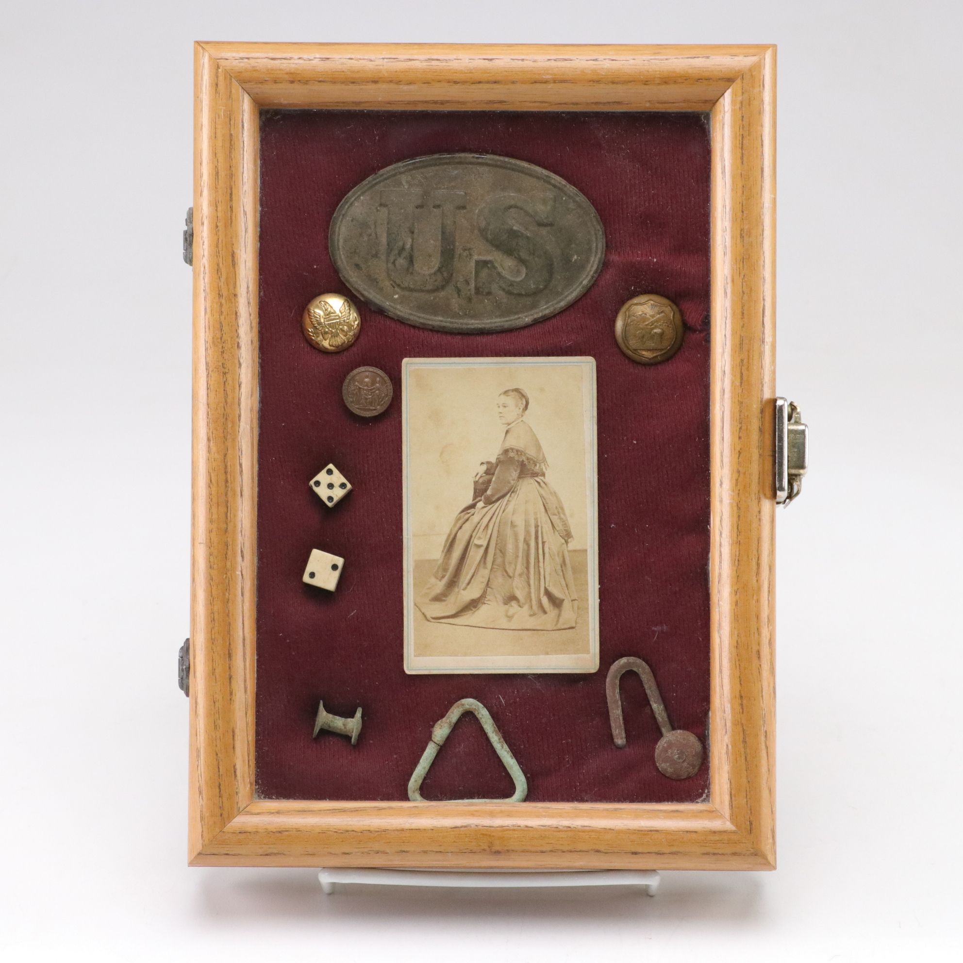 Civil War Era Buckle, Buttons & Other Artifacts, Late 18th/Early 19th Century