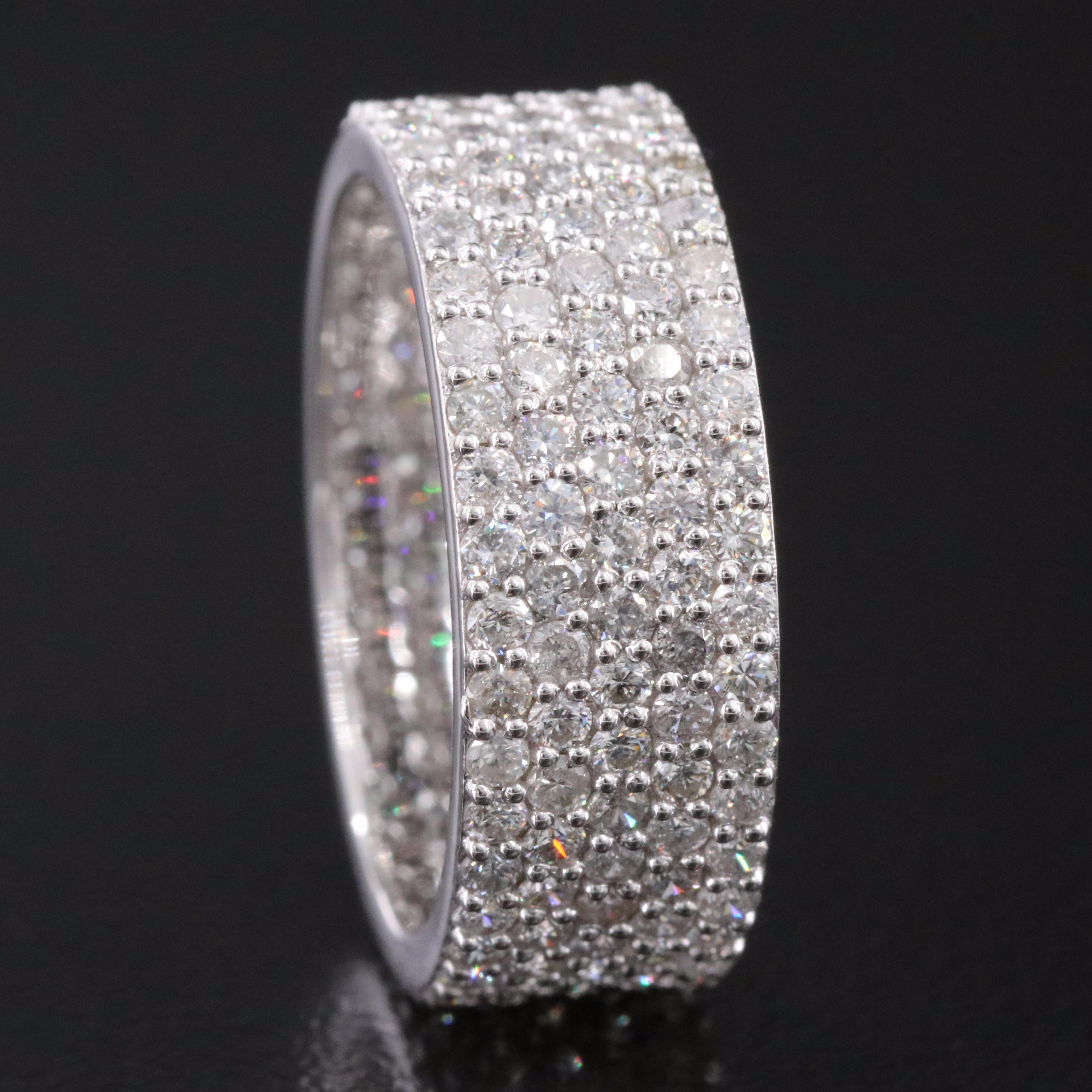 14K 2.27 CTW Diamond Eternity Band