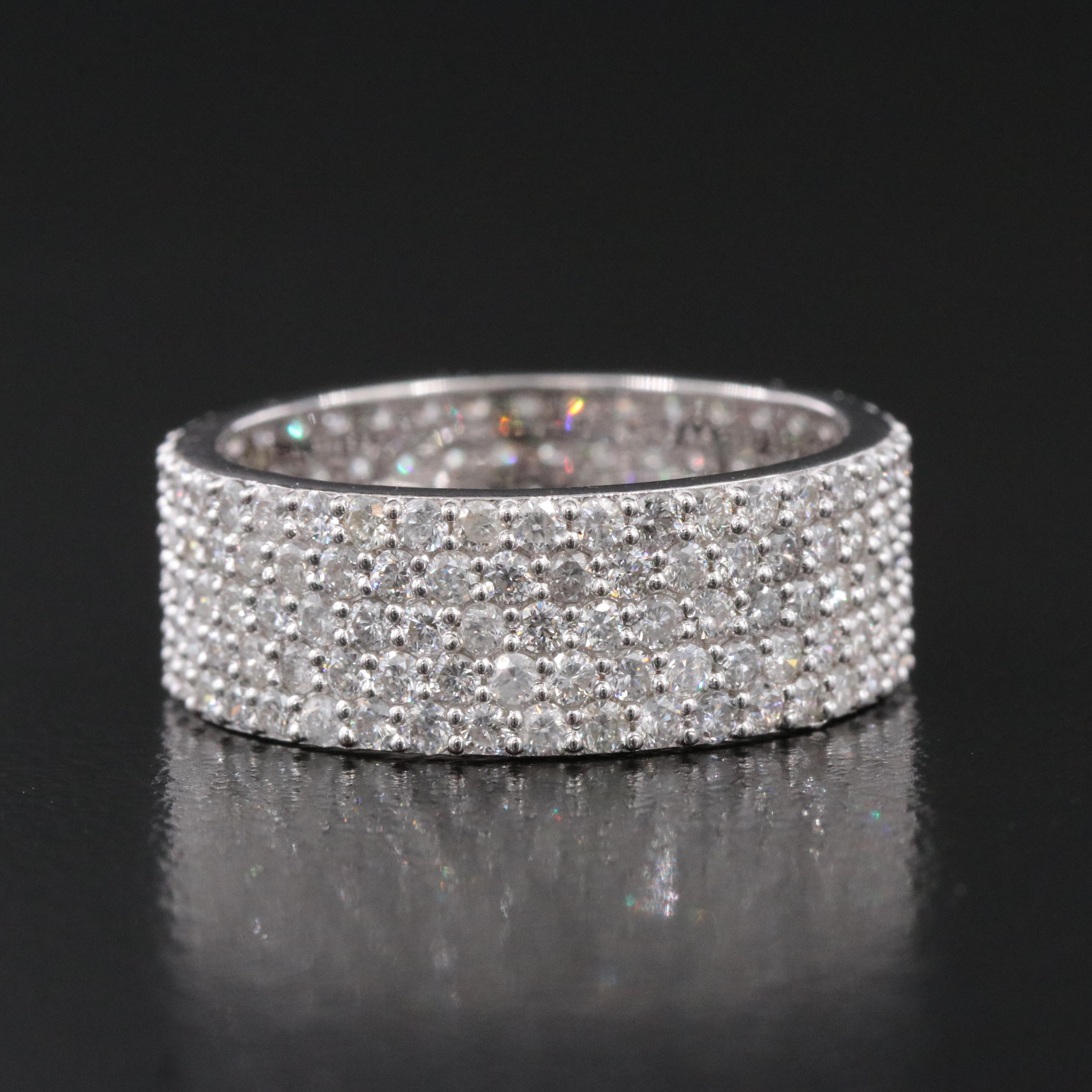 14K 2.27 CTW Diamond Eternity Band