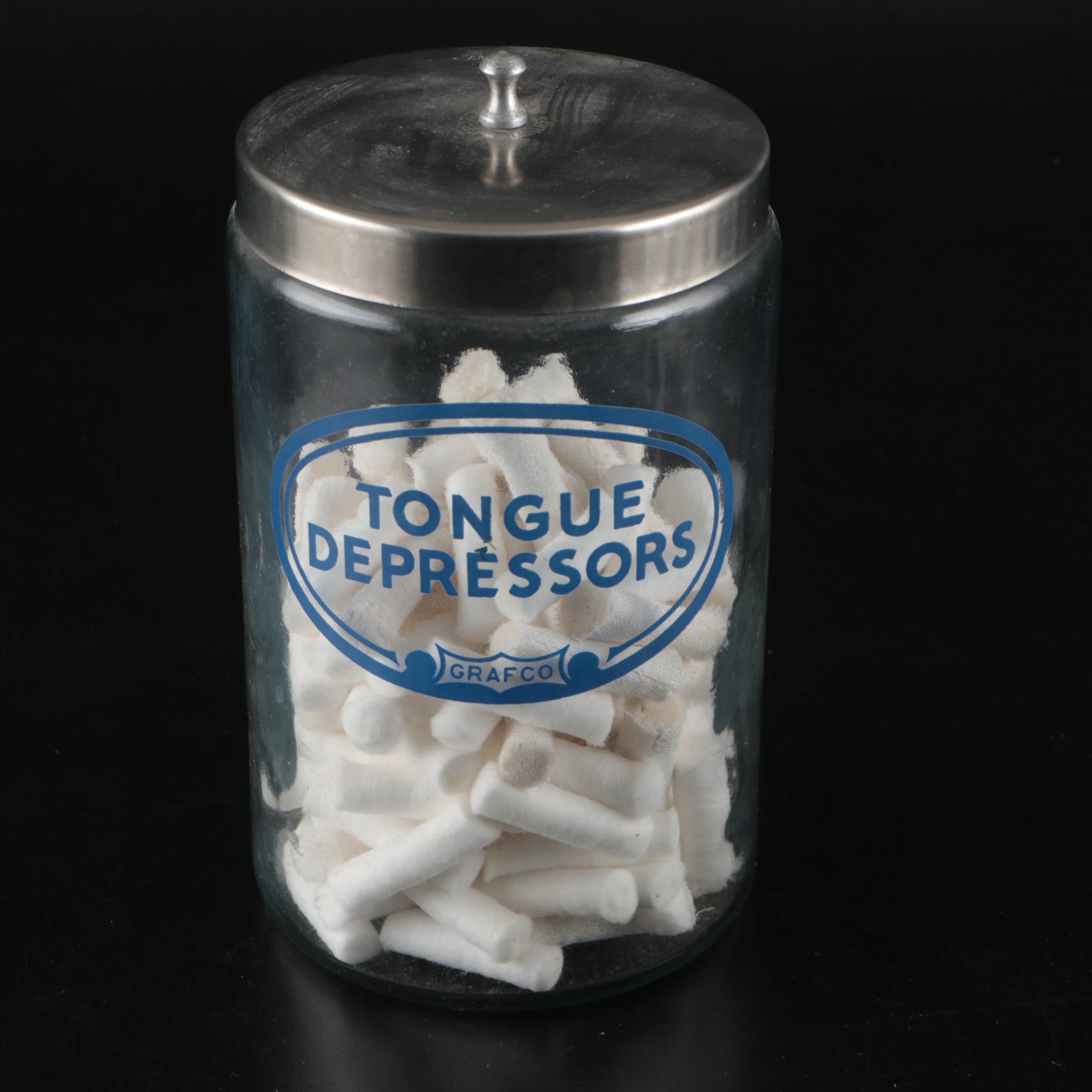 Grafco Bandage and Other Stainless Steel Medical Storage Canisters