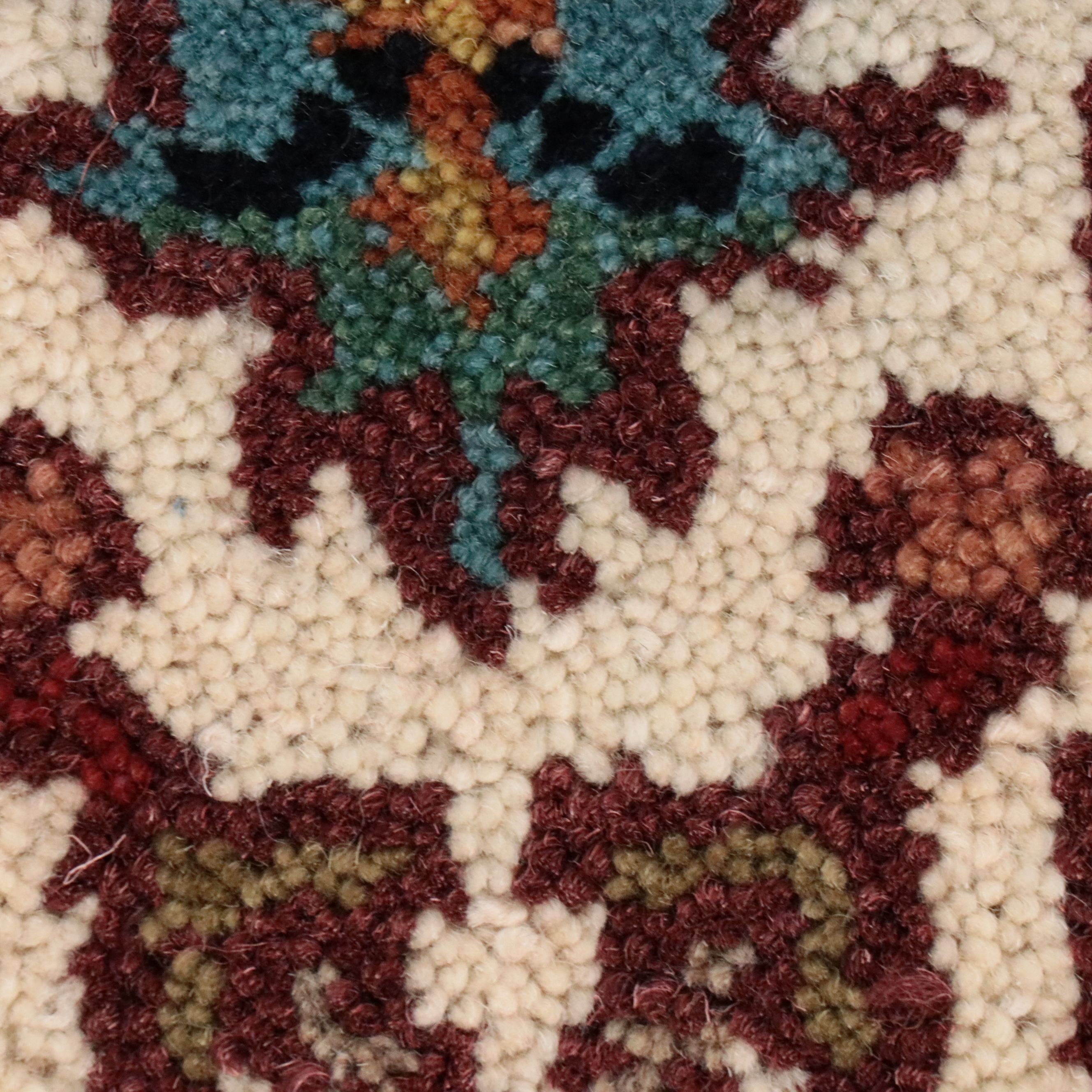 2'7 x 8'9 Hand-Knotted Indo-Persian Serapi Carpet Runner