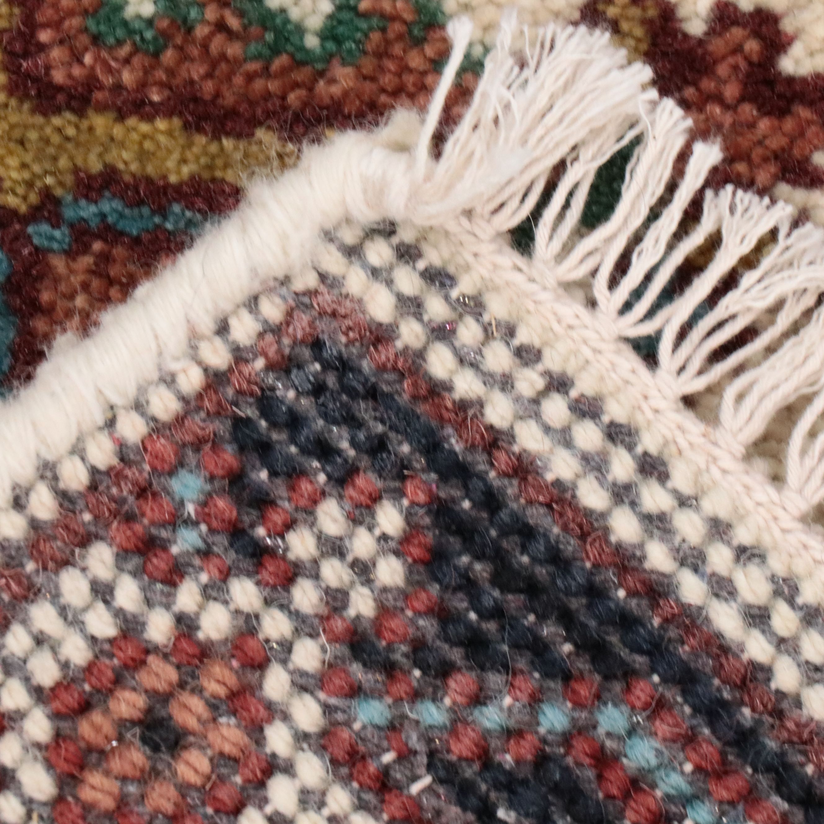 2'7 x 8'9 Hand-Knotted Indo-Persian Serapi Carpet Runner